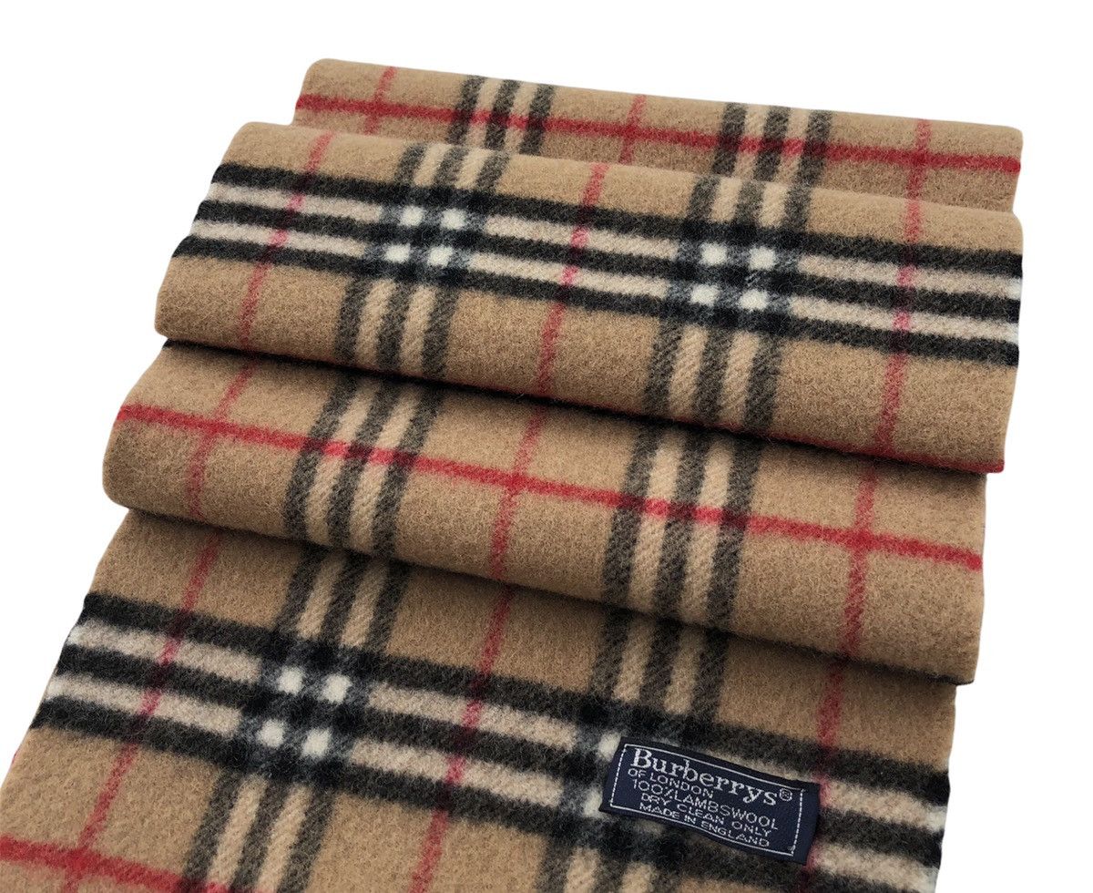 Burberry Vintage Burberrys Of London Novacheck 100% Lambswool Size ONE SIZE - 3 Thumbnail