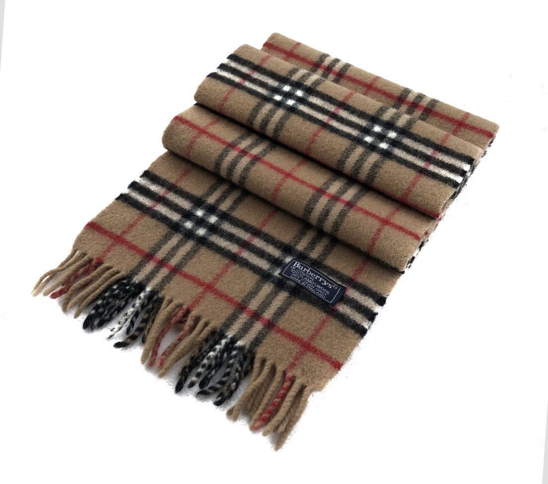 Burberry Vintage Burberrys Of London Novacheck 100% Lambswool Size ONE SIZE - 1 Thumbnail