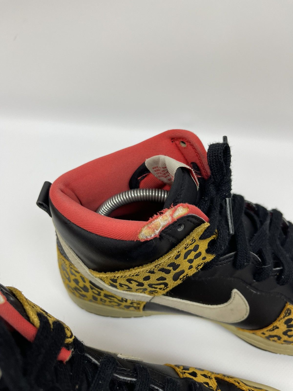Nike Nike used Dunk High Skinny 'Leopard' travis Scott style Size US 6.5 / EU 39-40 - 5 Thumbnail