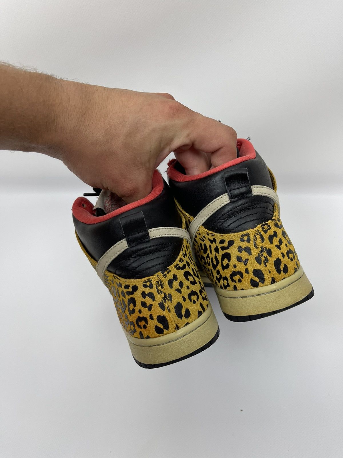 Nike Nike used Dunk High Skinny 'Leopard' travis Scott style Size US 6.5 / EU 39-40 - 9 Thumbnail