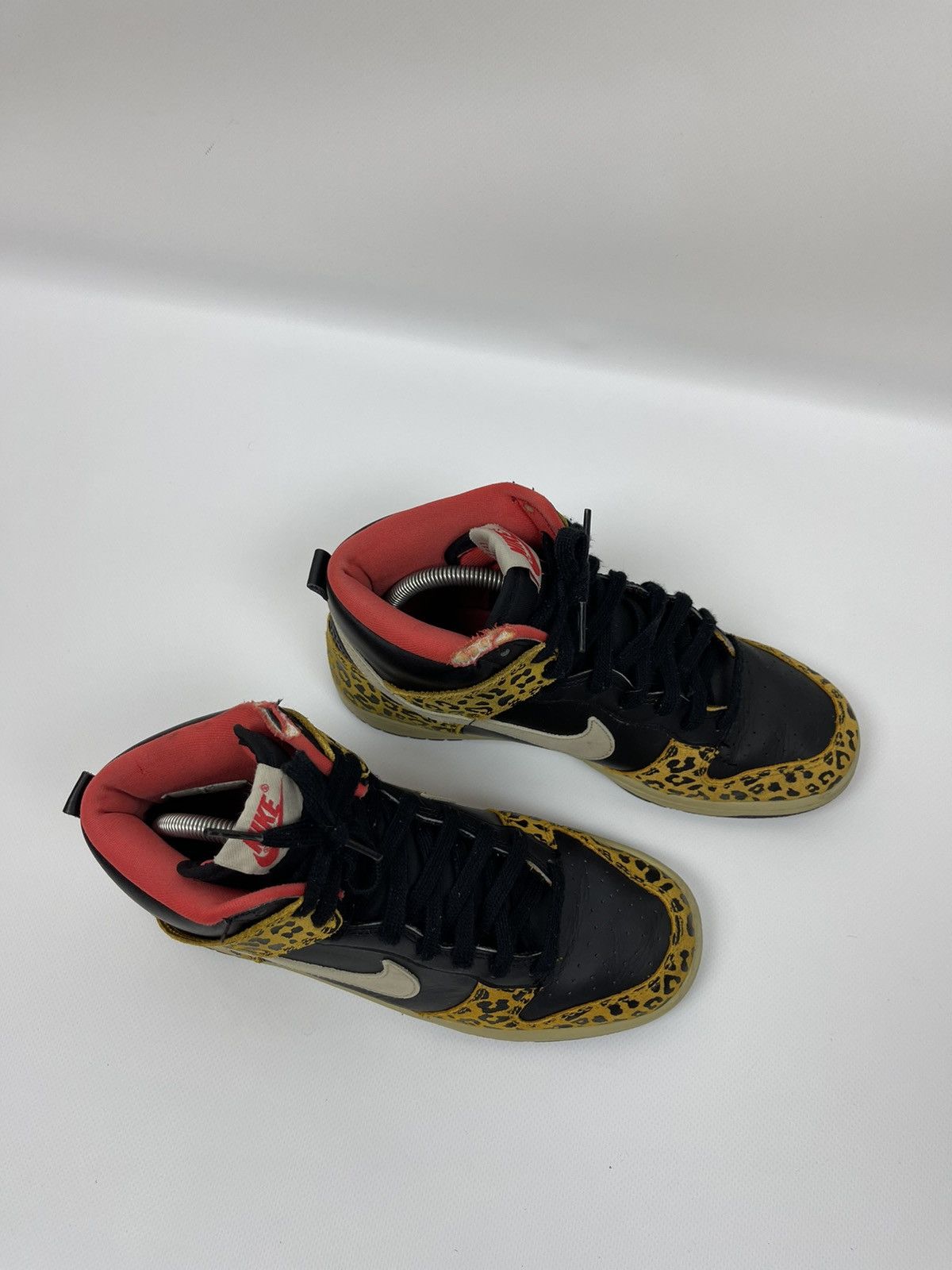 Nike Nike used Dunk High Skinny 'Leopard' travis Scott style Size US 6.5 / EU 39-40 - 4 Thumbnail