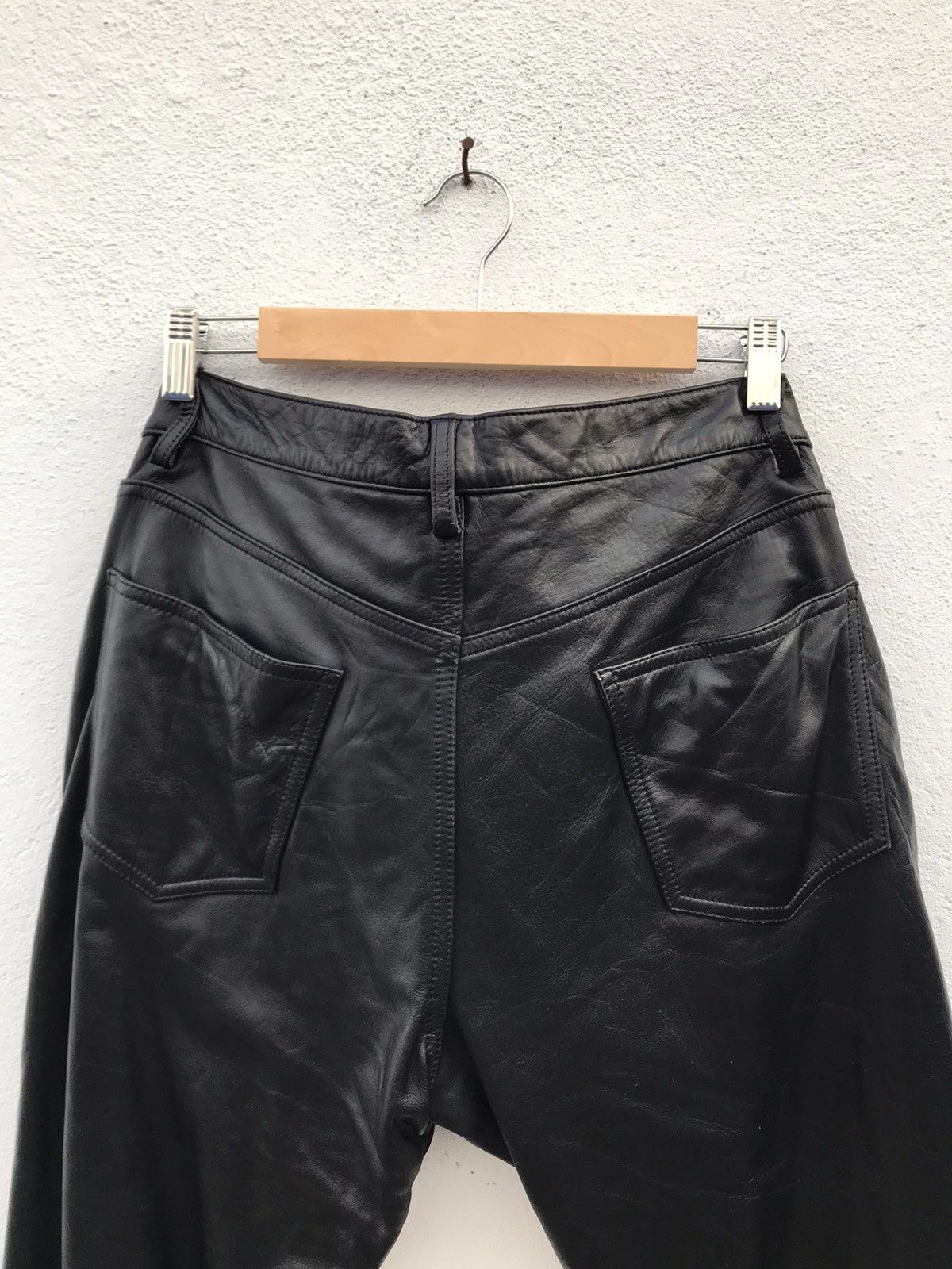 Leather Japan Brand SHIPS Leather Pant Size US 31 - 13 Thumbnail