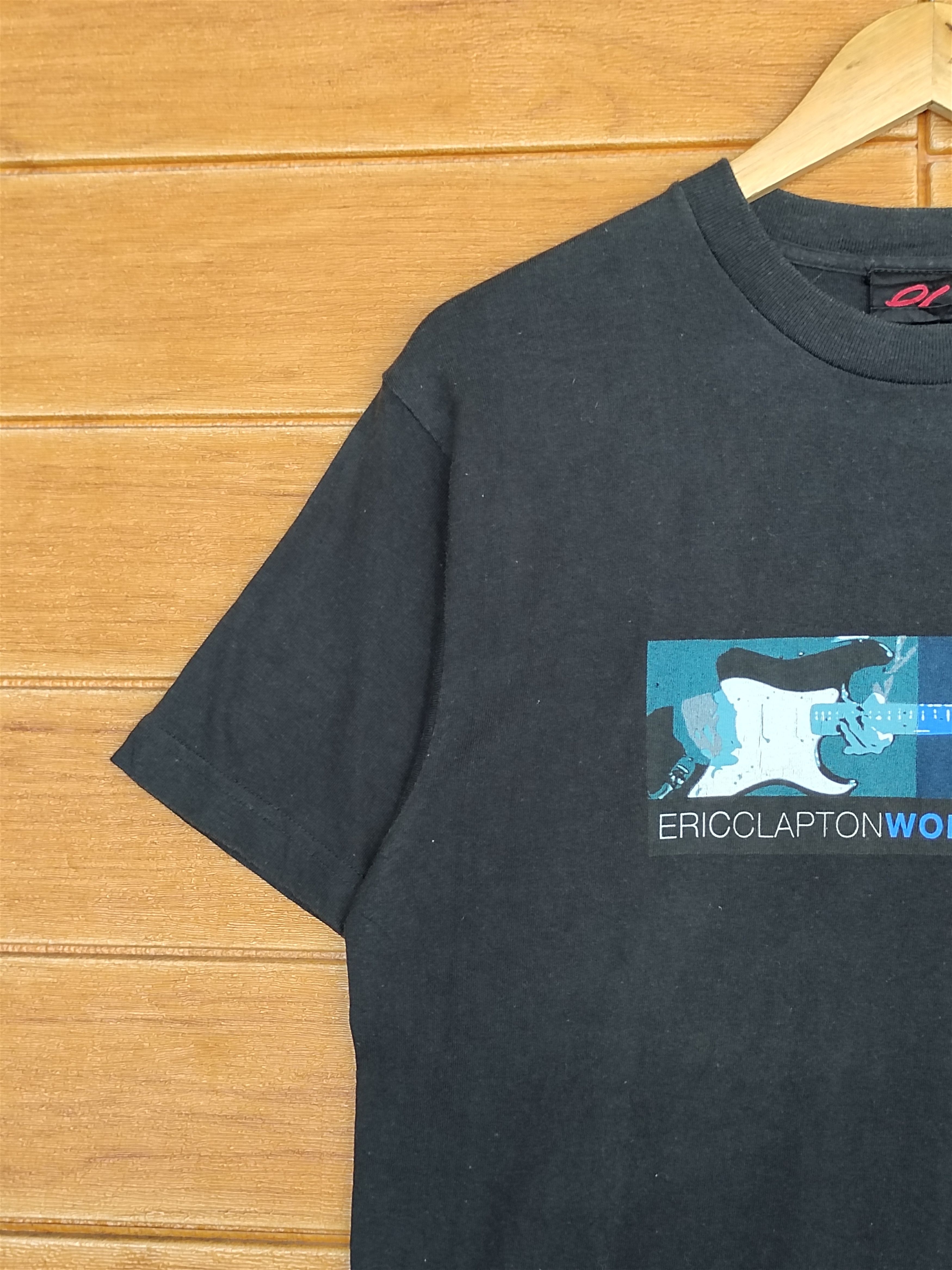 Band Tees Vintage 00s Eric Clapton World Tour 2001 T-Shirt Size US M / EU 48-50 / 2 - 5 Thumbnail