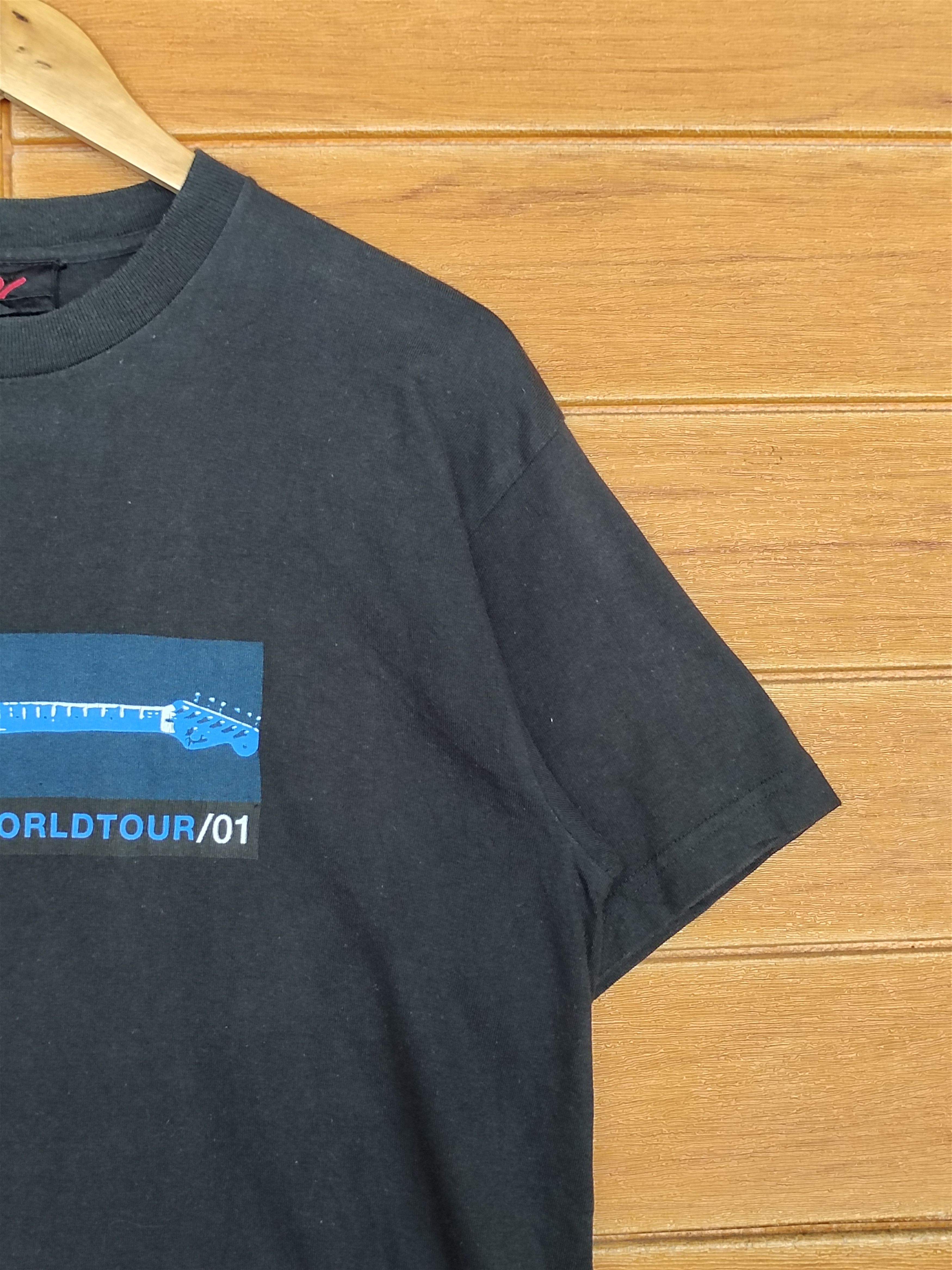 Band Tees Vintage 00s Eric Clapton World Tour 2001 T-Shirt Size US M / EU 48-50 / 2 - 4 Thumbnail