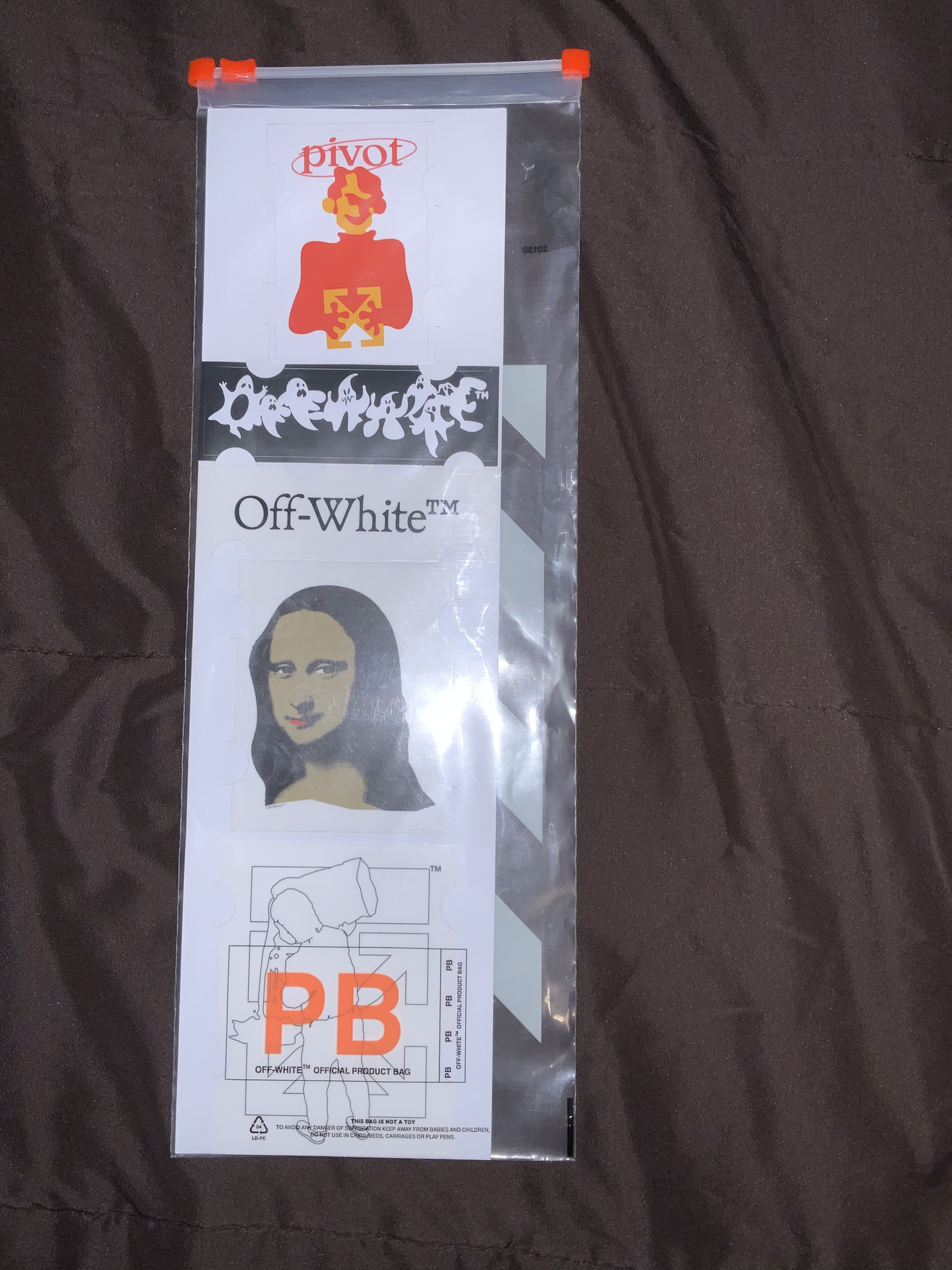 Off-White Off-White Mona Lisa Skate Sticker Set Size ONE SIZE - 1 Thumbnail