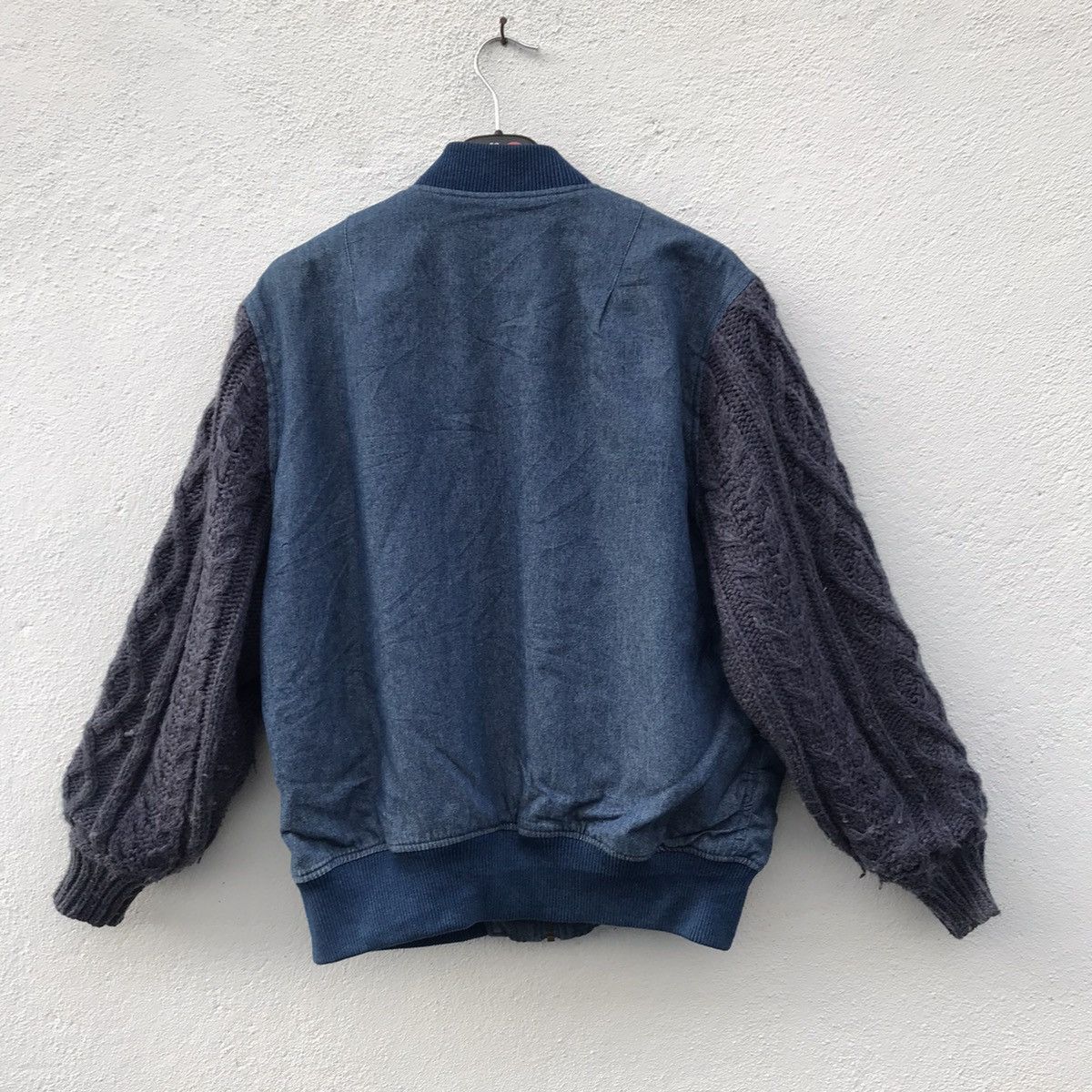 Japanese Brand Rodeo Crowns Knit Sleeve Denim Jackets Size US S / EU 44-46 / 1 - 6 Thumbnail