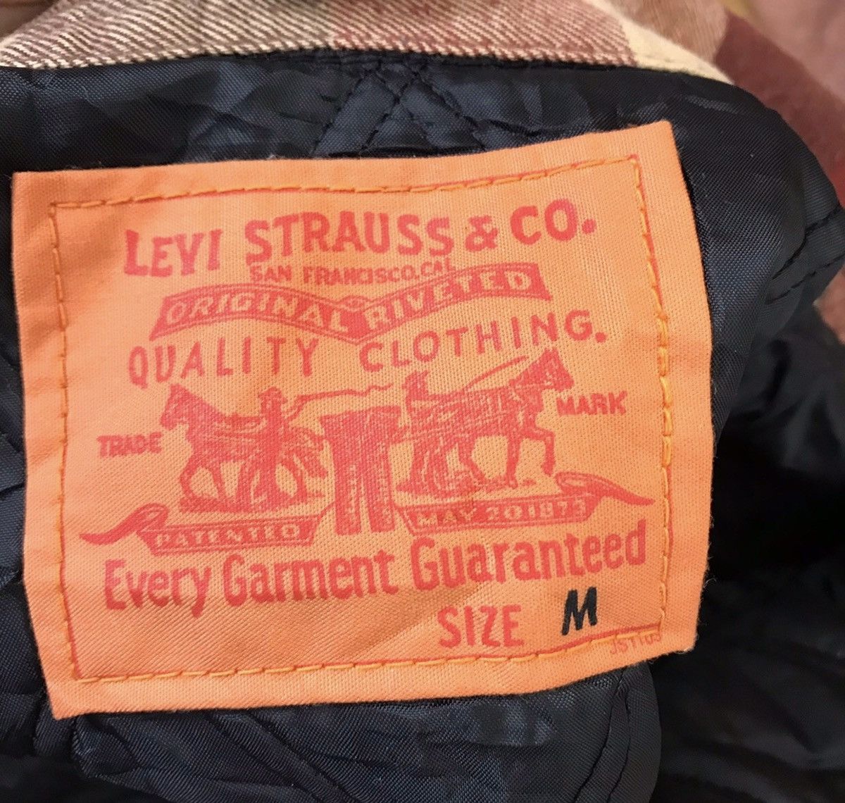 Levi's Levi’s Checkered Quilted Lining Winter Shirt Jackets Size US M / EU 48-50 / 2 - 5 Thumbnail