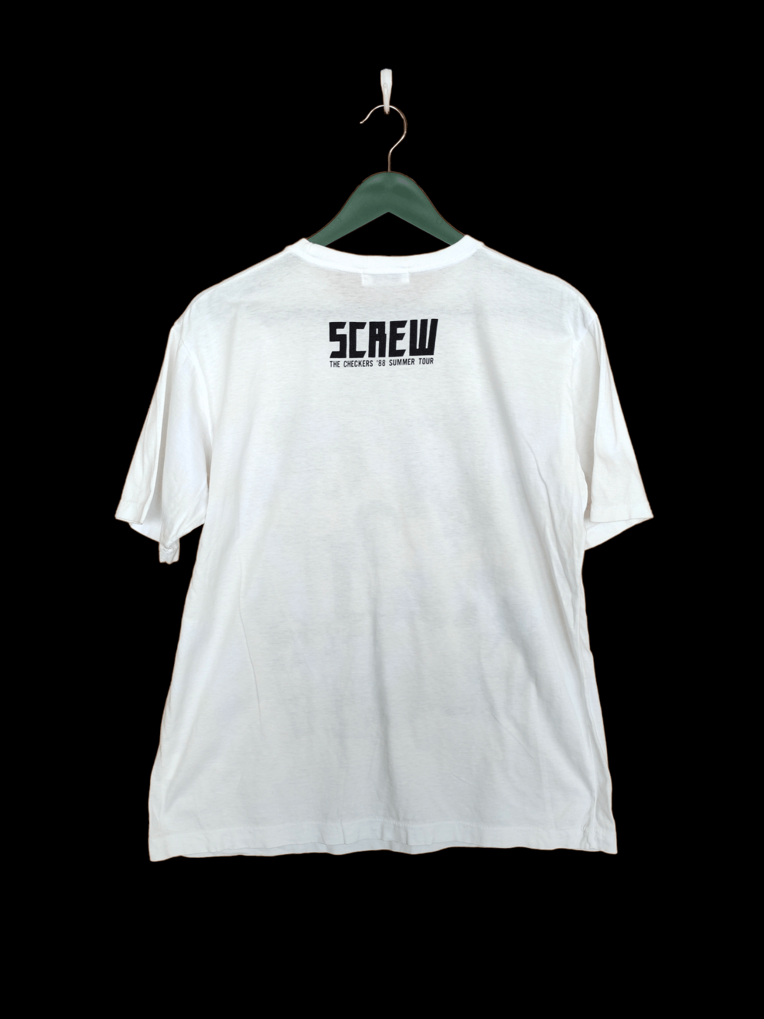 Band Tees Vintage The Checkers '88 Screw Summer Tour T-Shirt Size US M / EU 48-50 / 2 - 4 Thumbnail