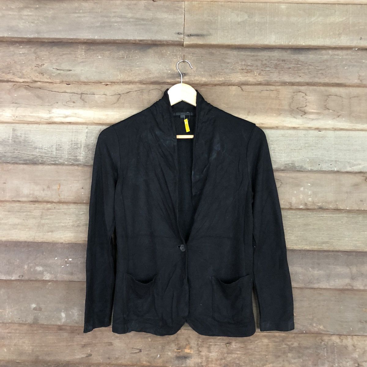 Japanese Brand × Uniqlo Uniqlo plain Black Cardigan #3855 Size US S / EU 44-46 / 1 - 3 Thumbnail