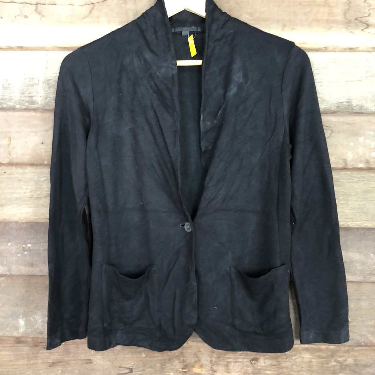 Japanese Brand × Uniqlo Uniqlo plain Black Cardigan #3855 Size US S / EU 44-46 / 1 - 8 Thumbnail