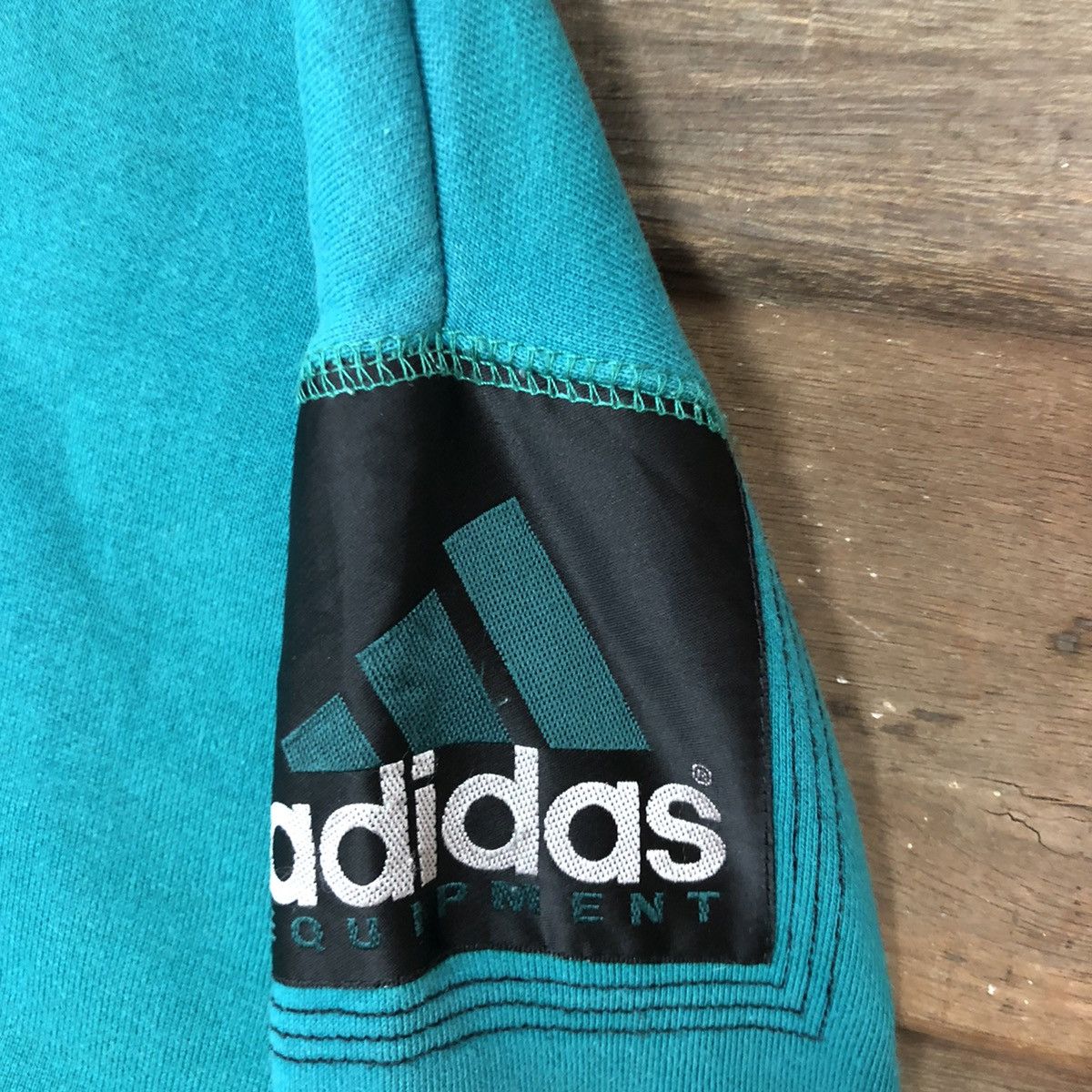 Adidas Adidas Green Small Logo Sweatshirt #2806 Size US L / EU 52-54 / 3 - 11 Thumbnail