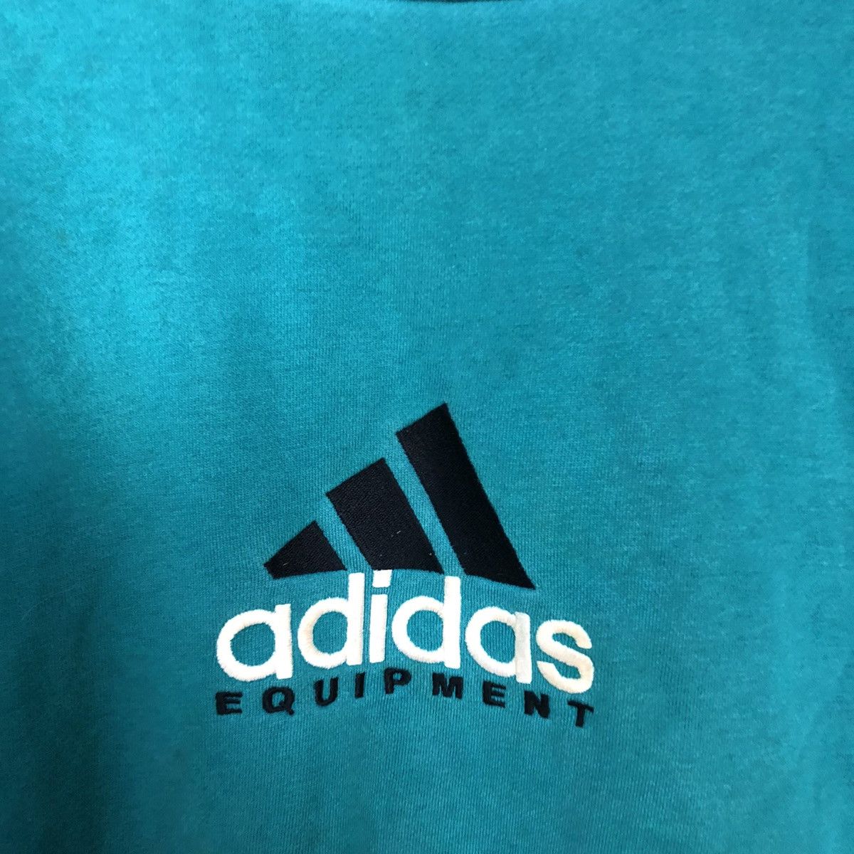 Adidas Adidas Green Small Logo Sweatshirt #2806 Size US L / EU 52-54 / 3 - 10 Thumbnail