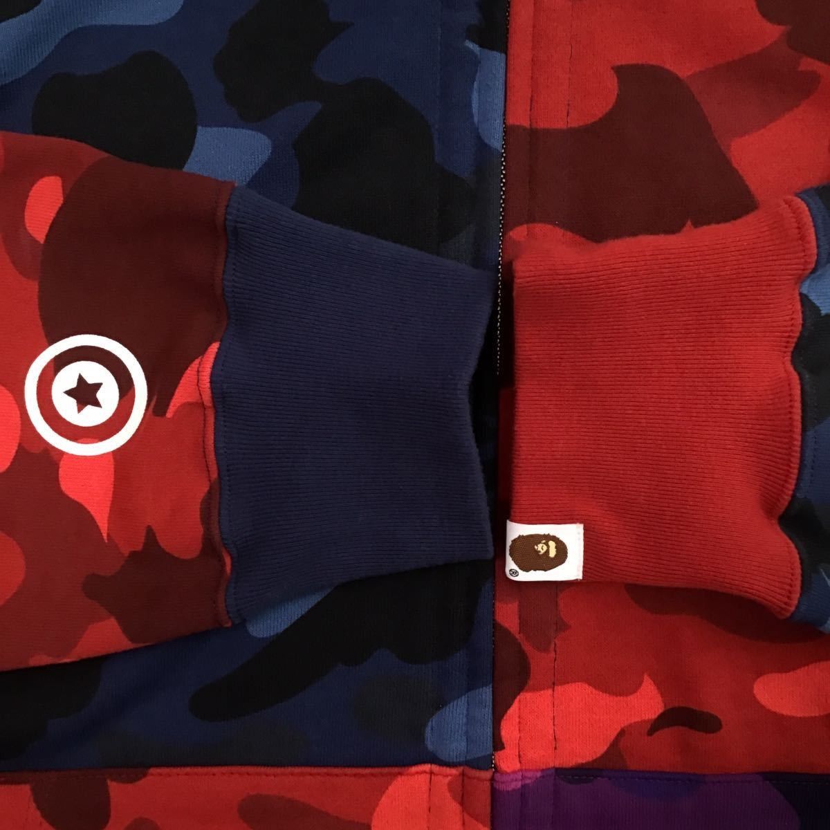 Bape BAPE Double shark full zip hoodie crazy camo a bathing ape Size US XXL / EU 58 / 5 - 6 Thumbnail