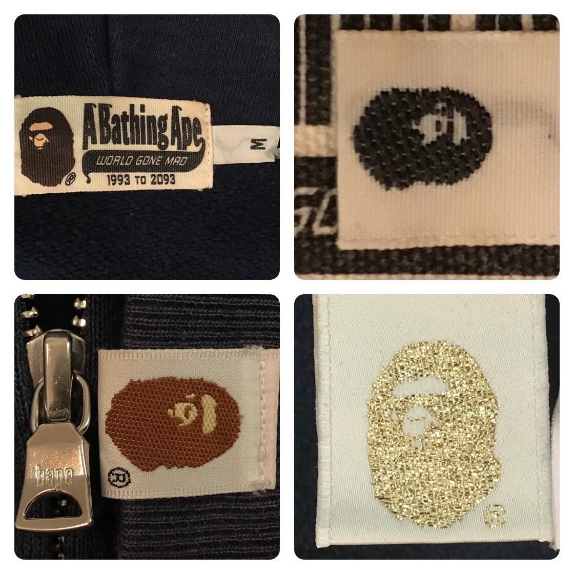 Bape BAPE Navy × Blue camo Shark full zip hoodie a bathing ape Size US M / EU 48-50 / 2 - 7 Thumbnail