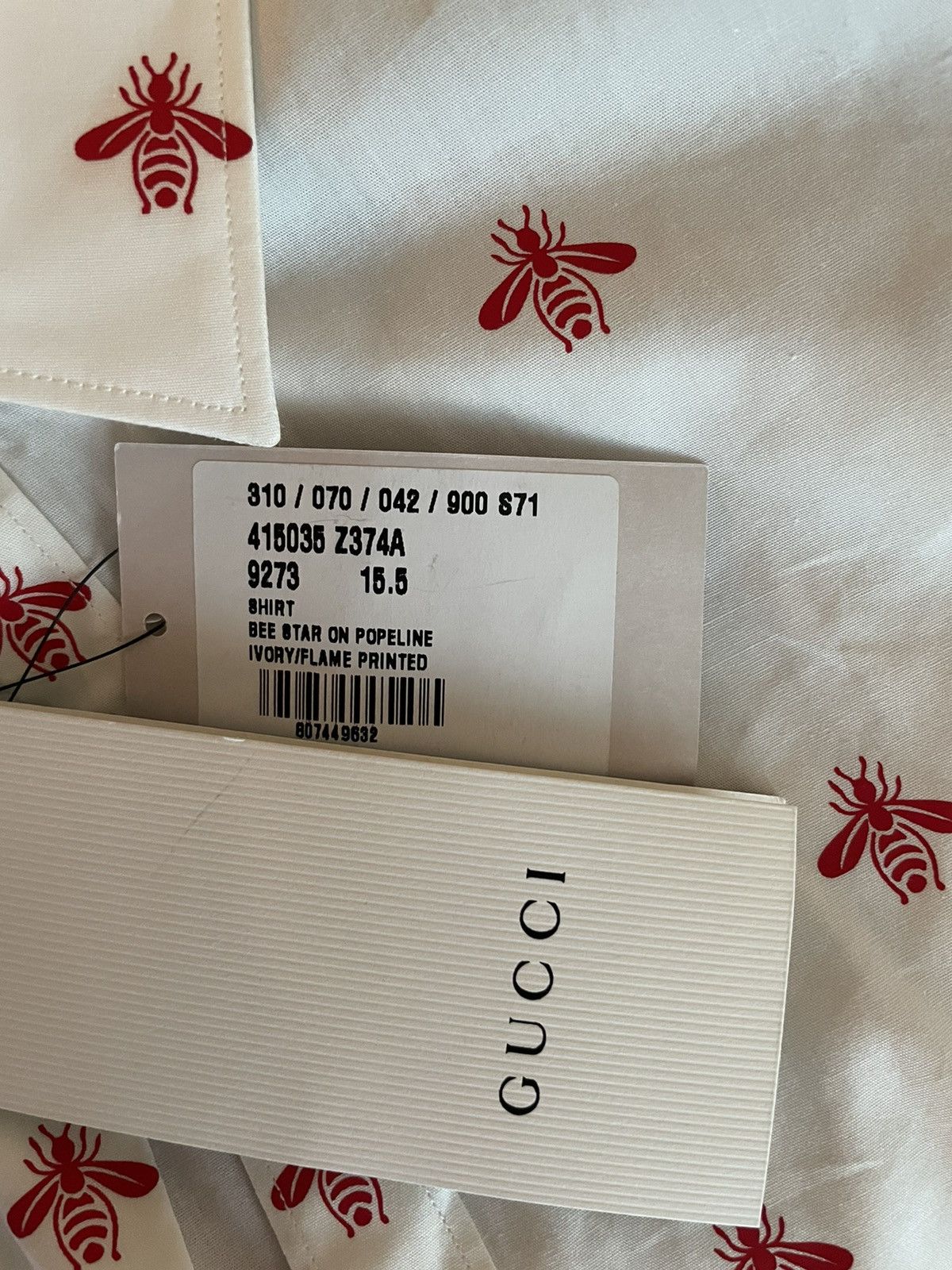 Gucci Rare Super Limited Runway Bee Print Duke Shirt Brand New Size US M / EU 48-50 / 2 - 7 Thumbnail