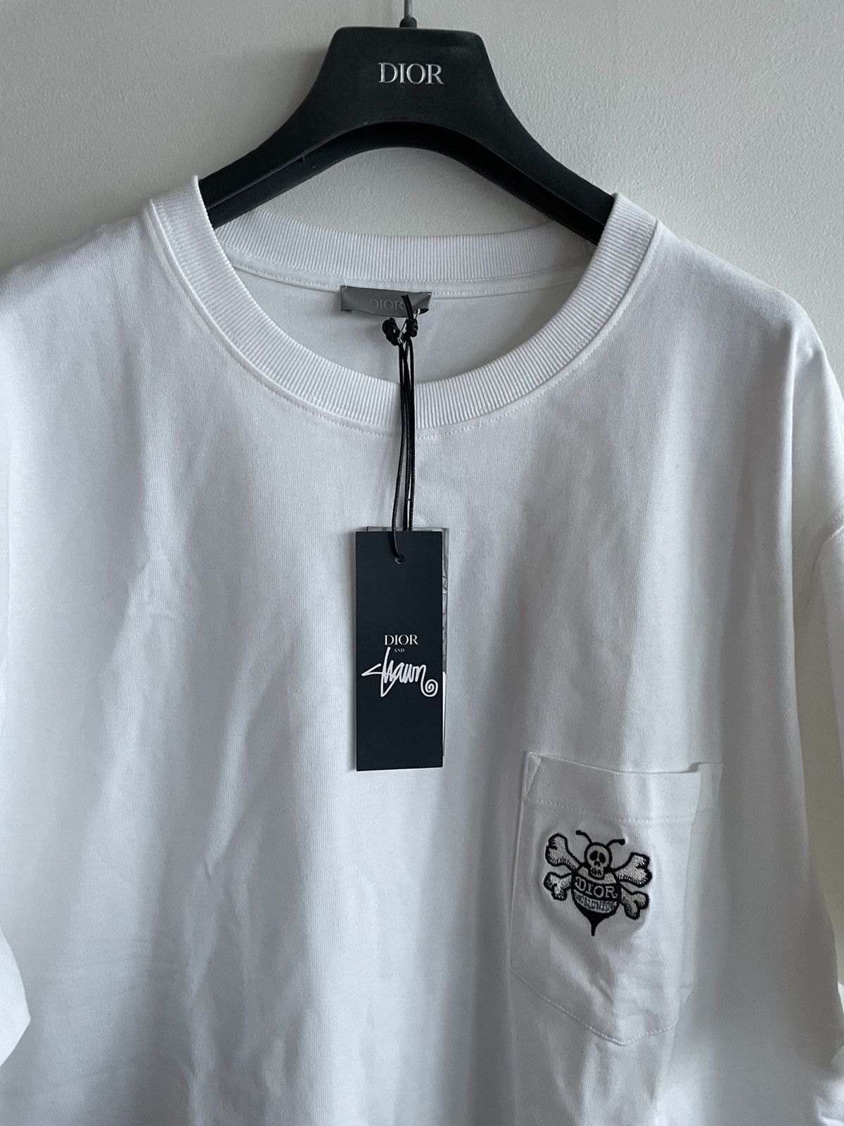 image of Brandnew Limited Edition Dior x Stussy Super Runway Tee in White, Men's (Size 2XL)