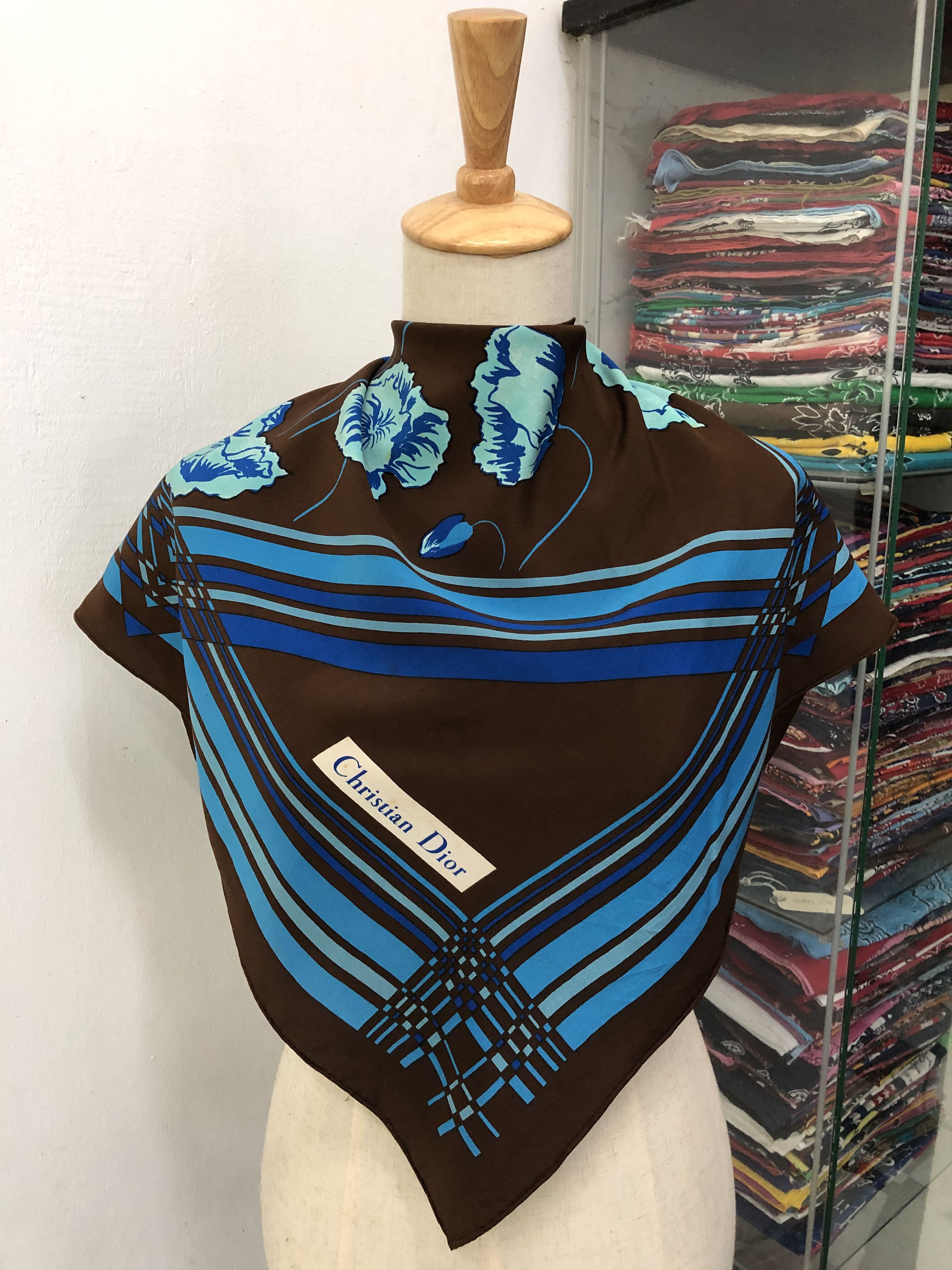 Vintage Christian Dior Silk Scarf