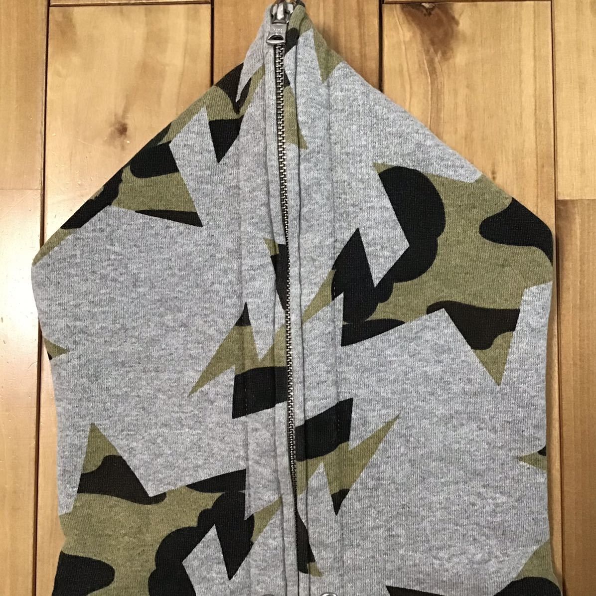 Bape BAPE Sta full zip hoodie gray × 1st camo a bathing ape star Size US S / EU 44-46 / 1 - 3 Thumbnail