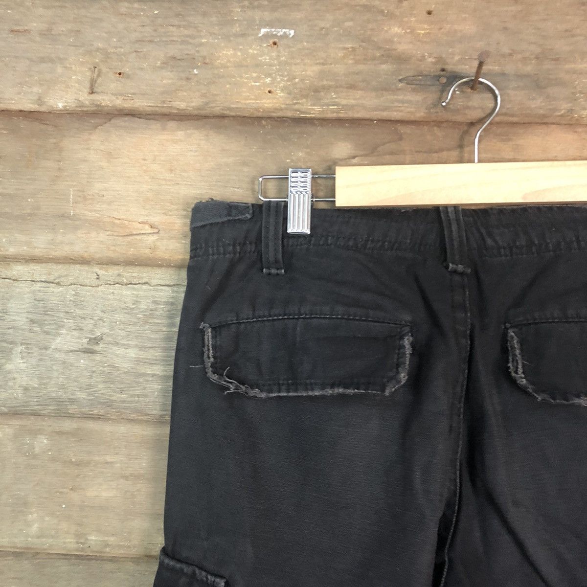 Japanese Brand JUNGLE STORM CARGO PANTS MULTIPOCKET BLACK STREETWEAR Size US 30 / EU 46 - 14 Thumbnail