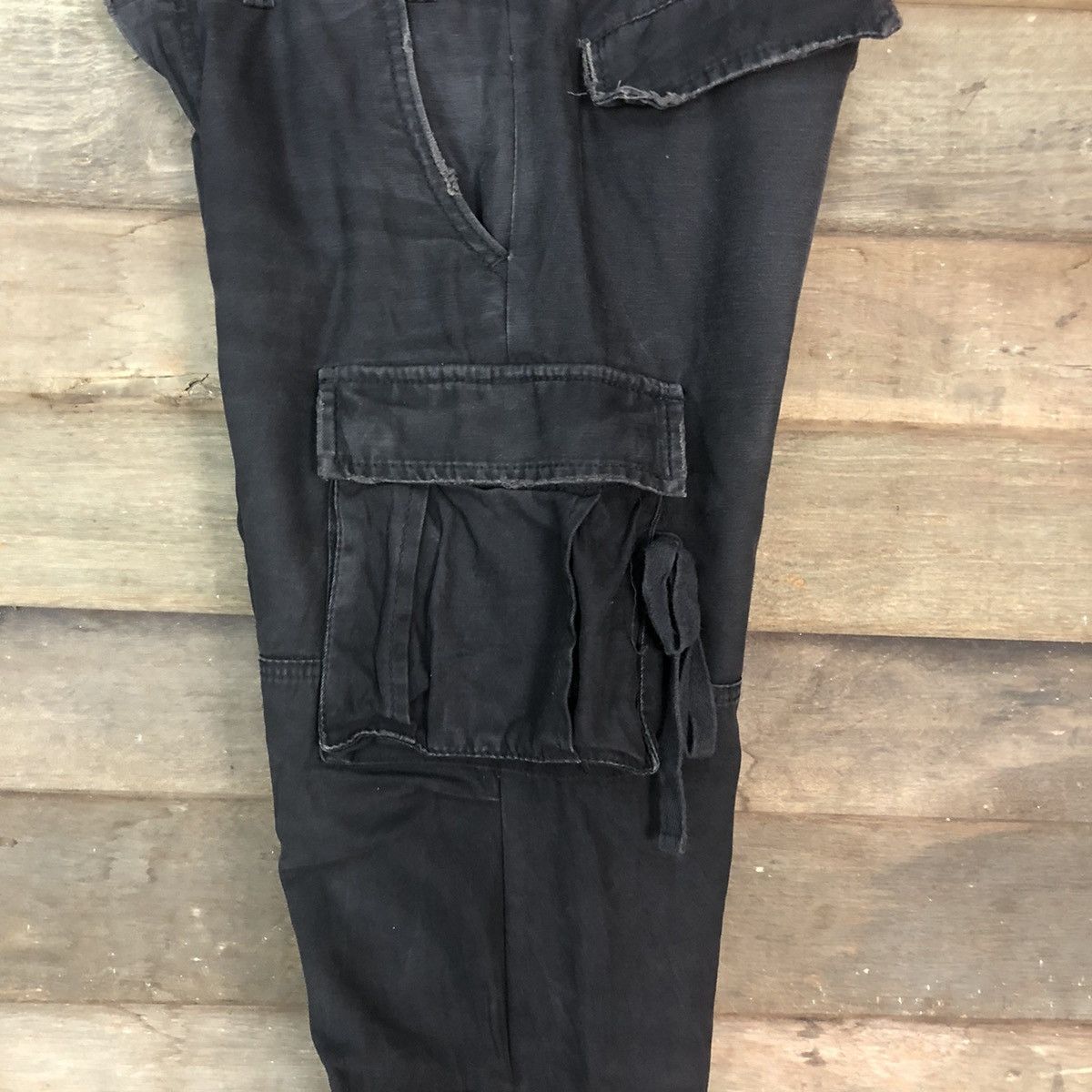 Japanese Brand JUNGLE STORM CARGO PANTS MULTIPOCKET BLACK STREETWEAR Size US 30 / EU 46 - 20 Thumbnail