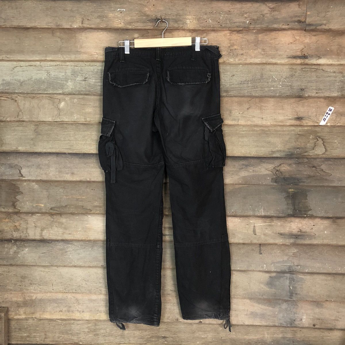 Japanese Brand JUNGLE STORM CARGO PANTS MULTIPOCKET BLACK STREETWEAR Size US 30 / EU 46 - 11 Thumbnail