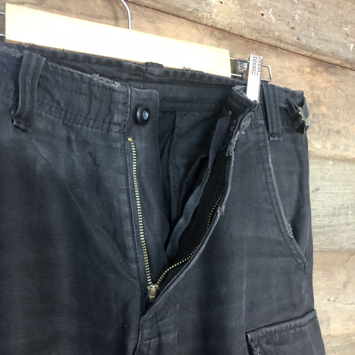 Japanese Brand JUNGLE STORM CARGO PANTS MULTIPOCKET BLACK STREETWEAR Size US 30 / EU 46 - 10 Thumbnail