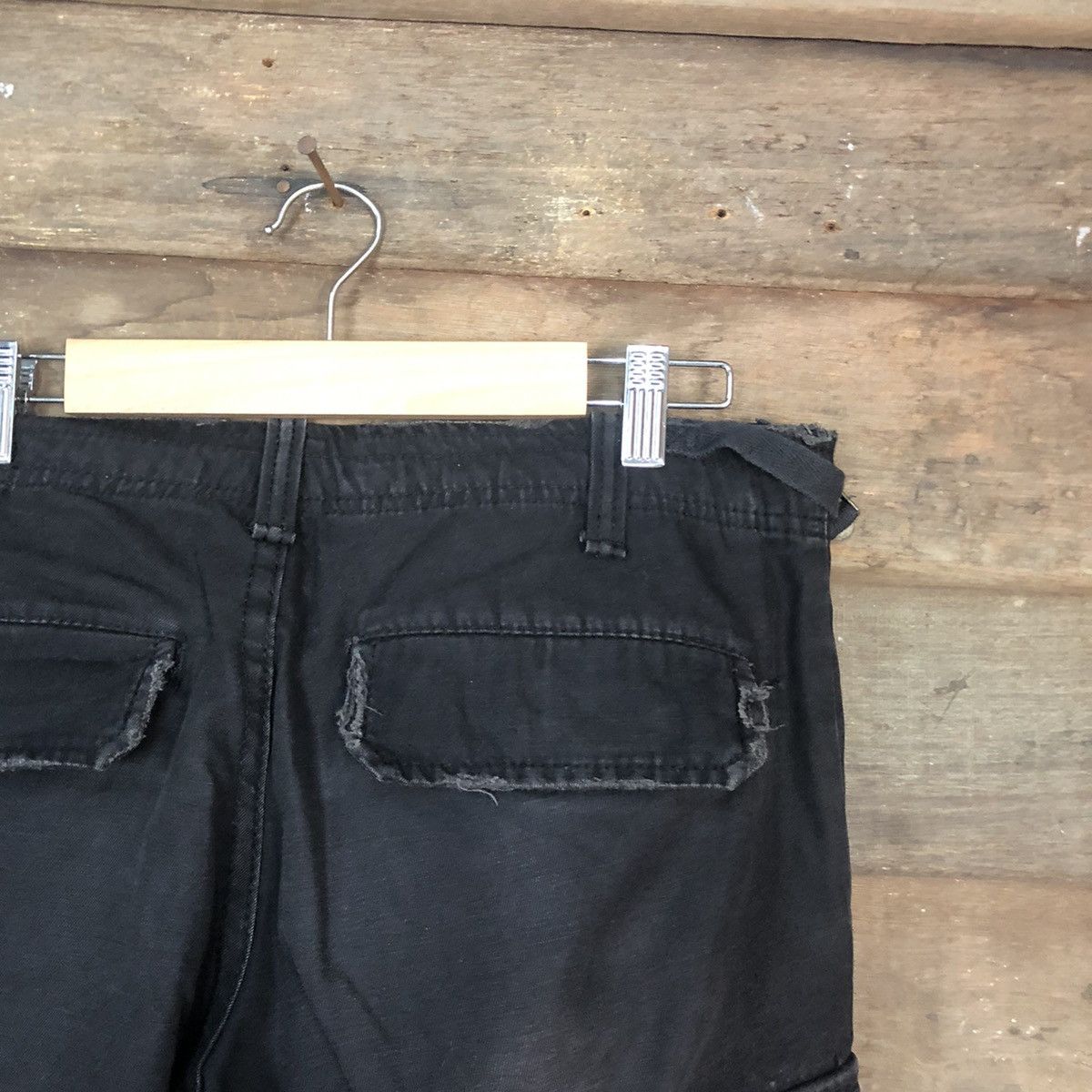 Japanese Brand JUNGLE STORM CARGO PANTS MULTIPOCKET BLACK STREETWEAR Size US 30 / EU 46 - 15 Thumbnail