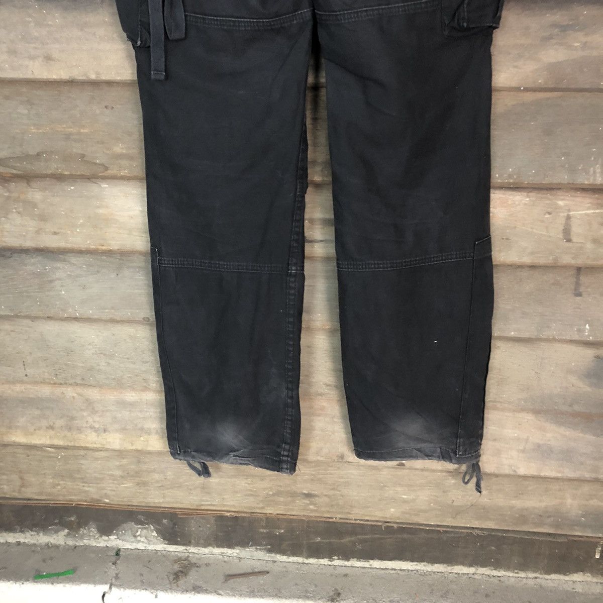 Japanese Brand JUNGLE STORM CARGO PANTS MULTIPOCKET BLACK STREETWEAR Size US 30 / EU 46 - 13 Thumbnail