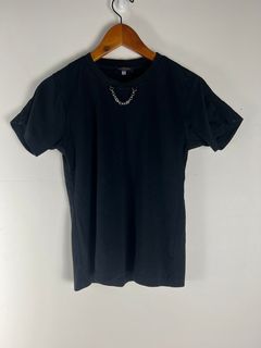 Louis Vuitton Uniformes T Shirt Women’s Size Large Blue Designer Round Neck