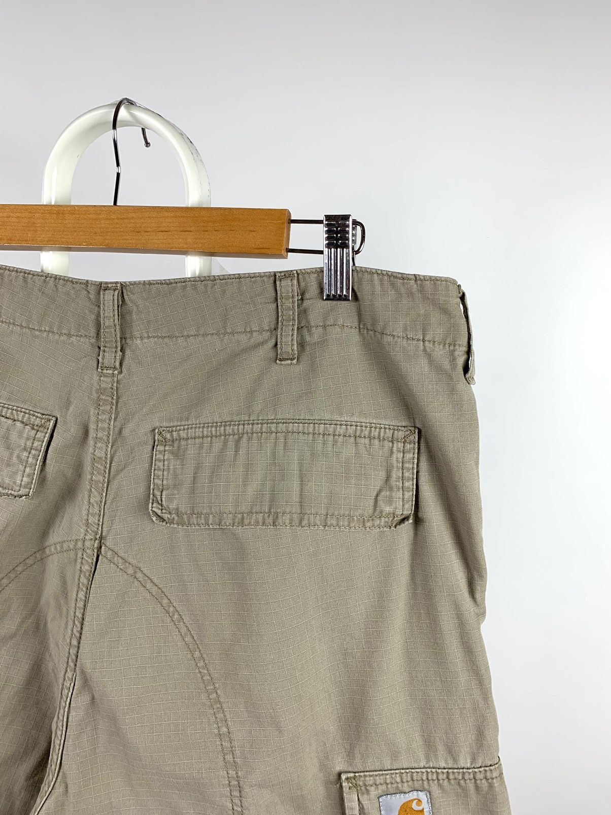 Carhartt 90s Vintage Carhartt Beige Cargo Pants Travis Scott Style Size US 36 / EU 52 - 8 Thumbnail