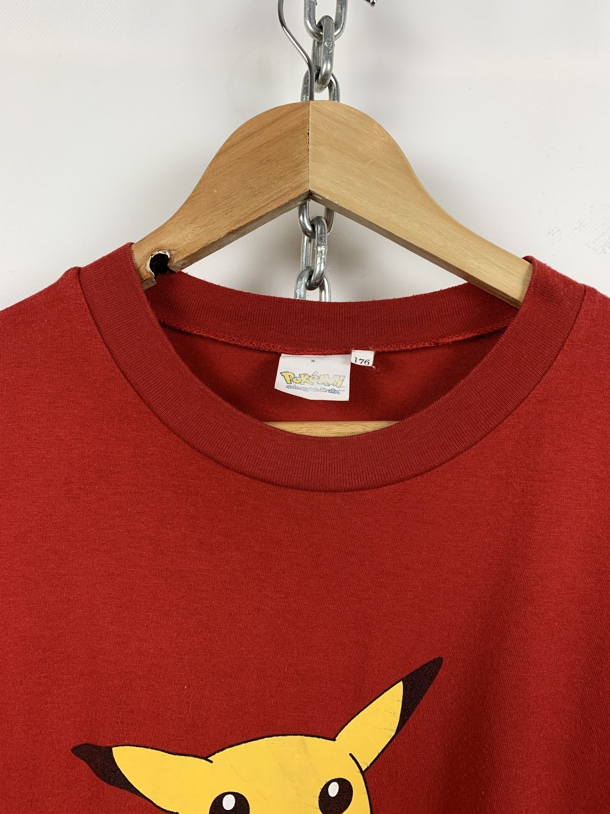Nintendo 2000 Vintage Pokemon Pikachu Nintendo Red T-Shirt Size US M / EU 48-50 / 2 - 6 Thumbnail