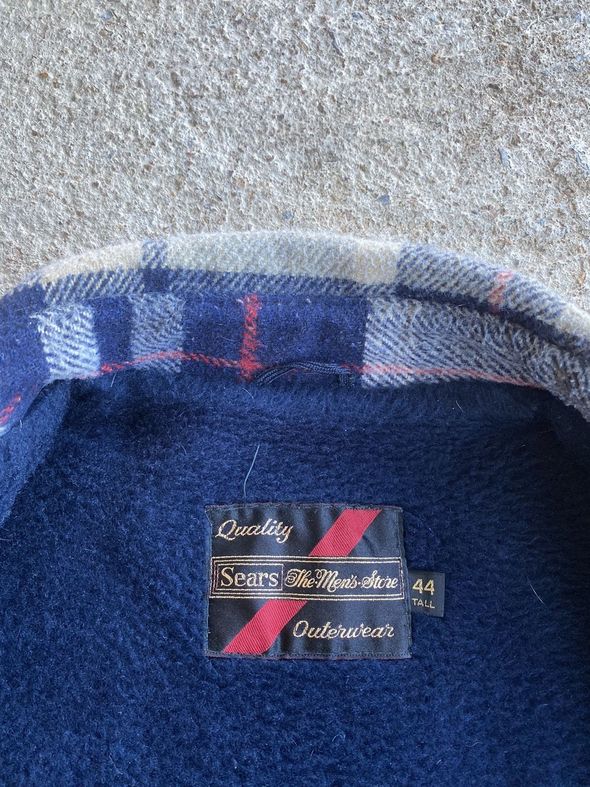 Sears × Vintage Vintage 70s Sears Flannel Lined ALD Jacket Size US XL / EU 56 / 4 - 4 Thumbnail