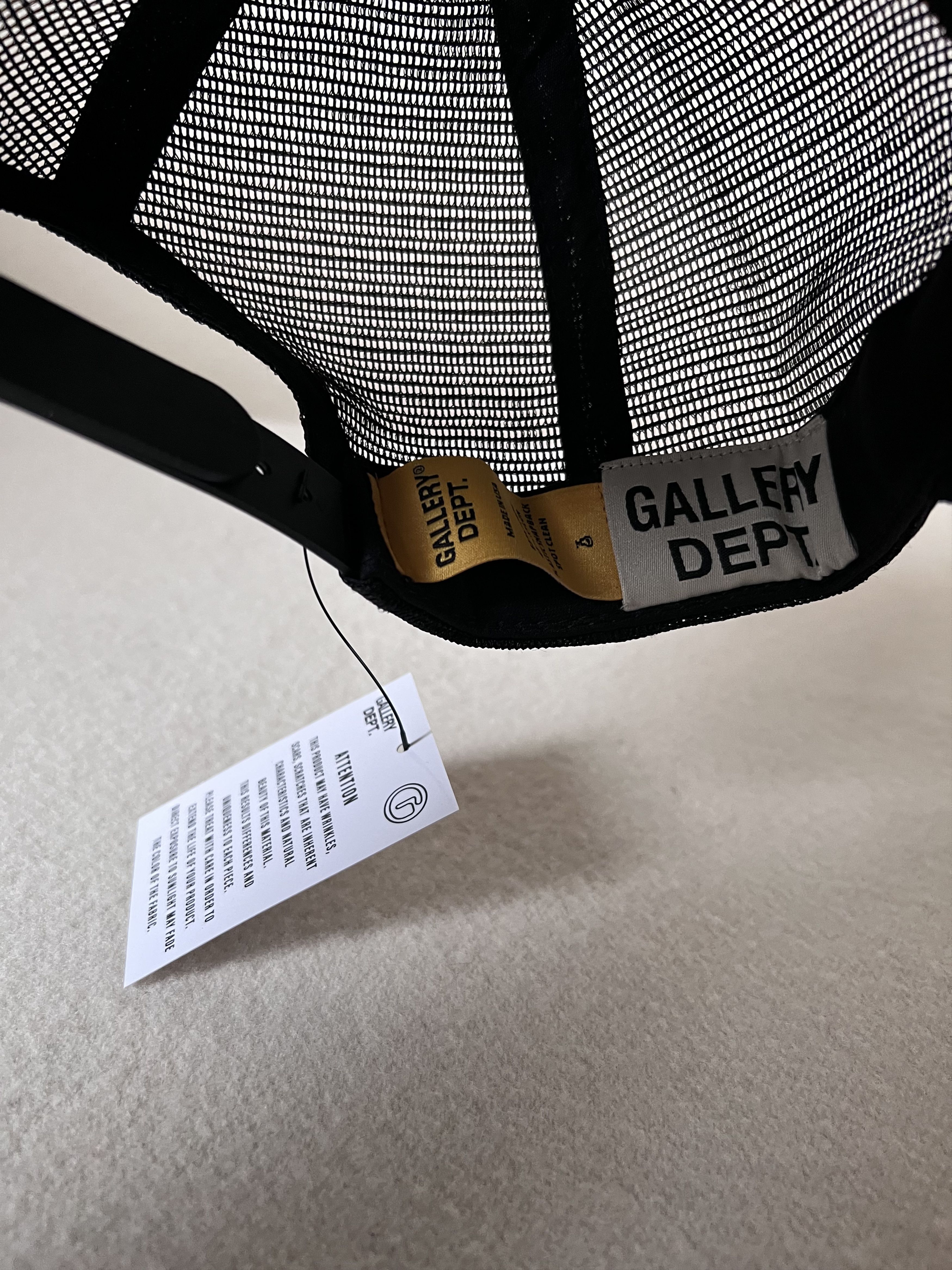 Gallery Dept. Gallery Dept. Trucker Hat Black Size ONE SIZE - 3 Thumbnail