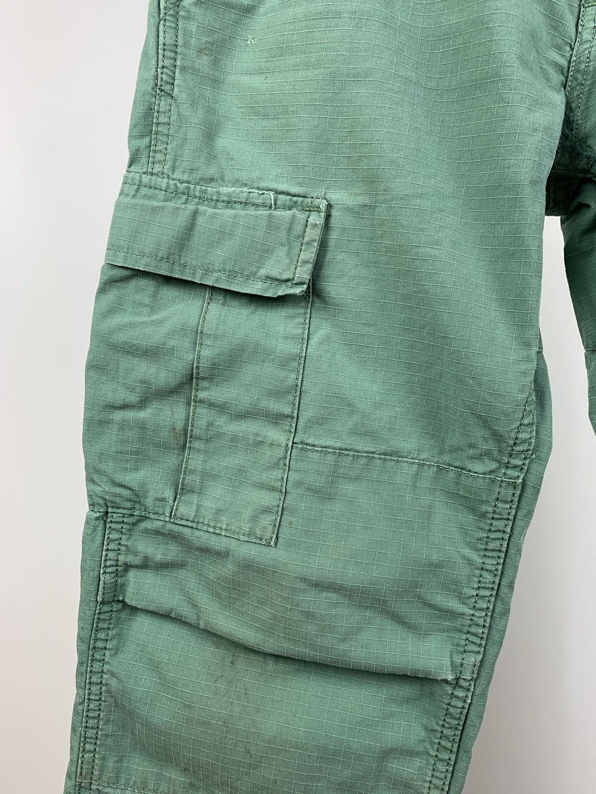 Carhartt Vintage Carhartt WIP Distressed Turquoise Cargo Pants Size US 30 / EU 46 - 18 Thumbnail
