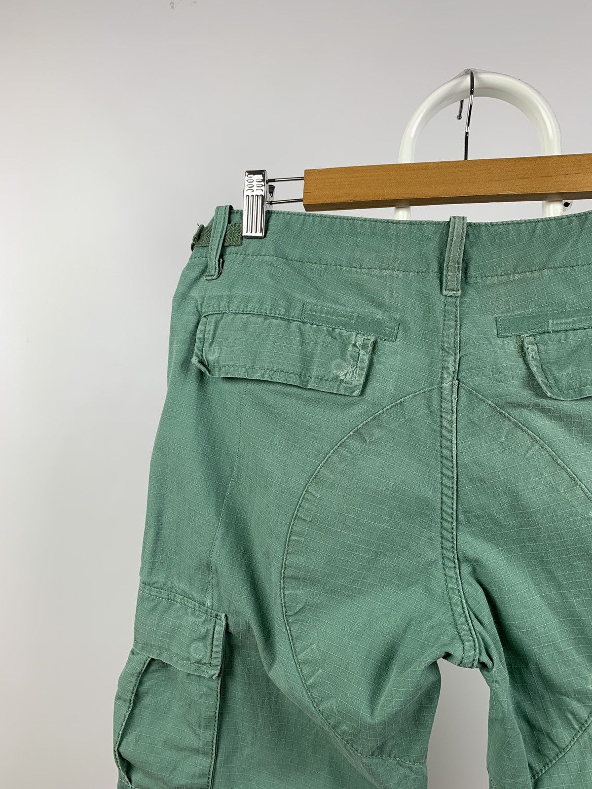 Carhartt Vintage Carhartt WIP Distressed Turquoise Cargo Pants Size US 30 / EU 46 - 16 Thumbnail