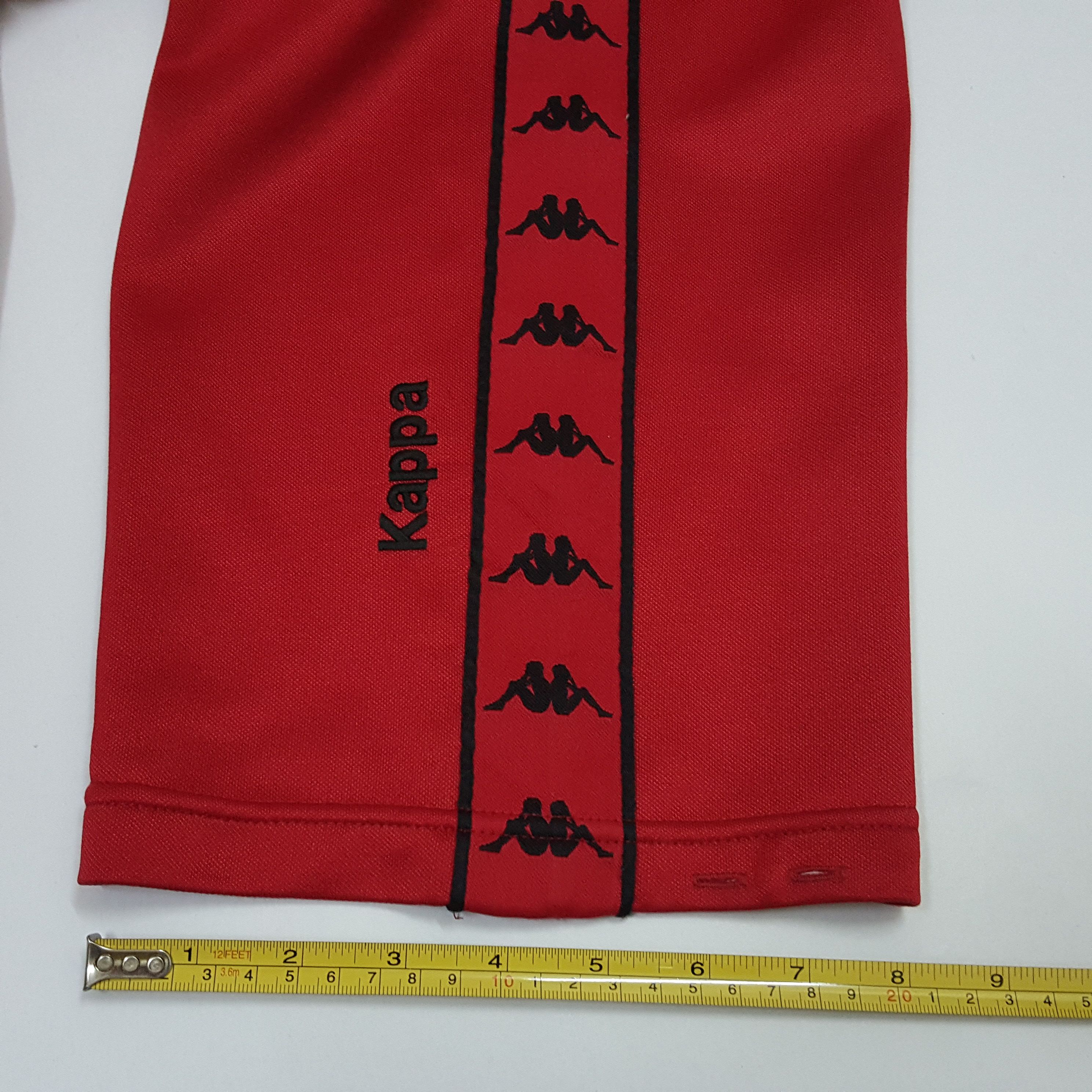 Kappa × Vintage Vintage 90's Kappa stripe logo red sweatpants made in japan Size US 35 - 6 Thumbnail