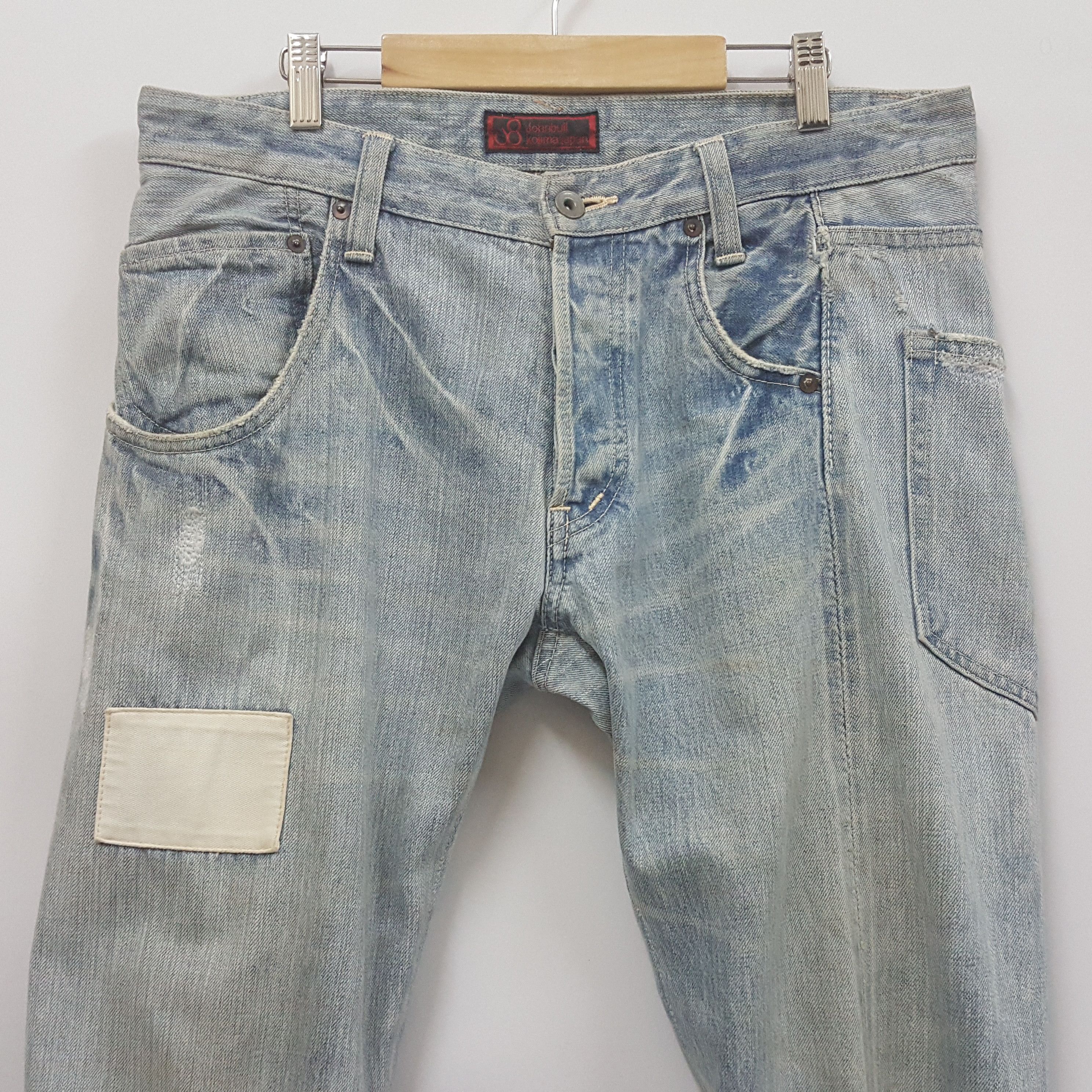 Johnbull × Vintage Vintage Johnbull kojima Japan nice design red line jeans Size US 34 / EU 50 - 10 Thumbnail