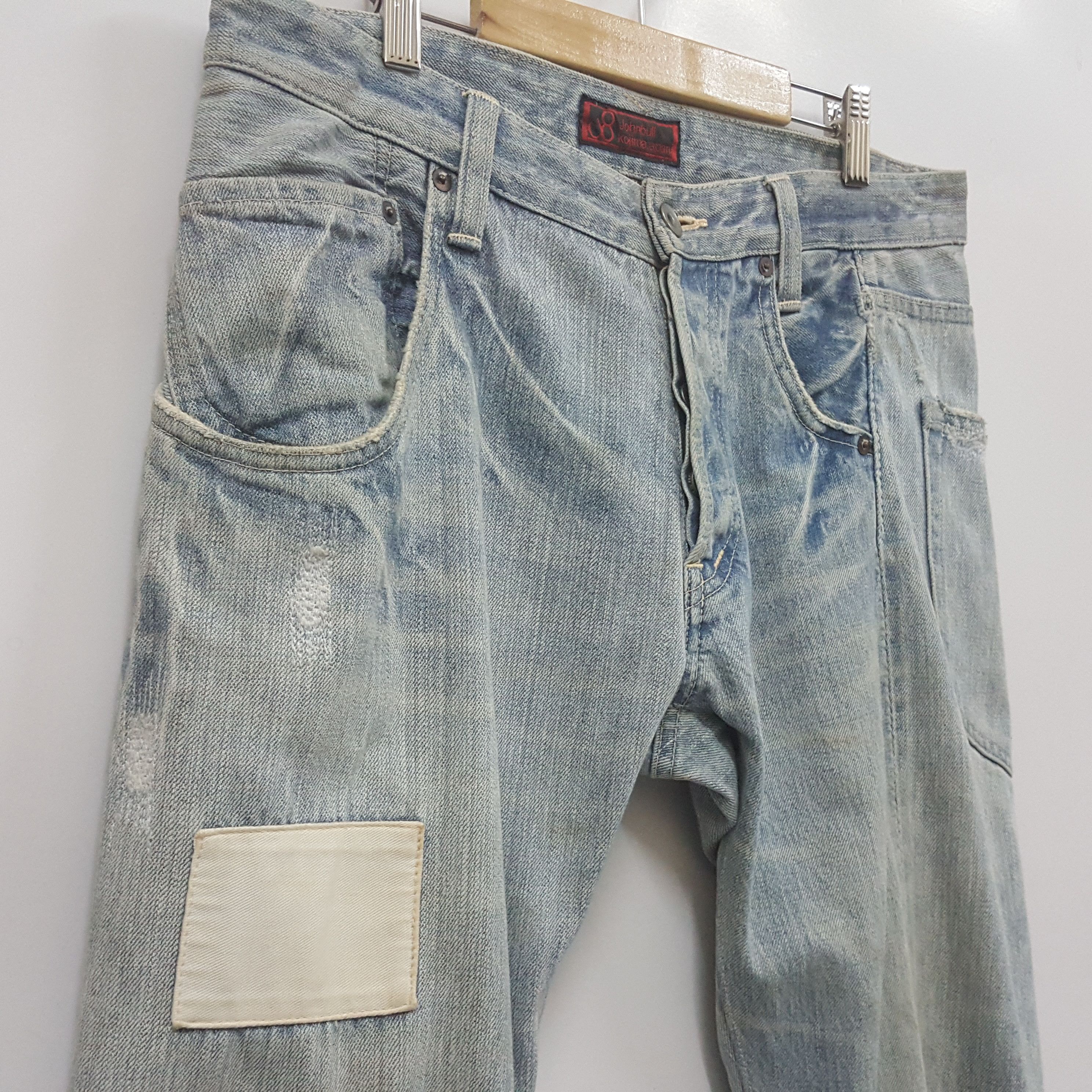 Johnbull × Vintage Vintage Johnbull kojima Japan nice design red line jeans Size US 34 / EU 50 - 11 Thumbnail