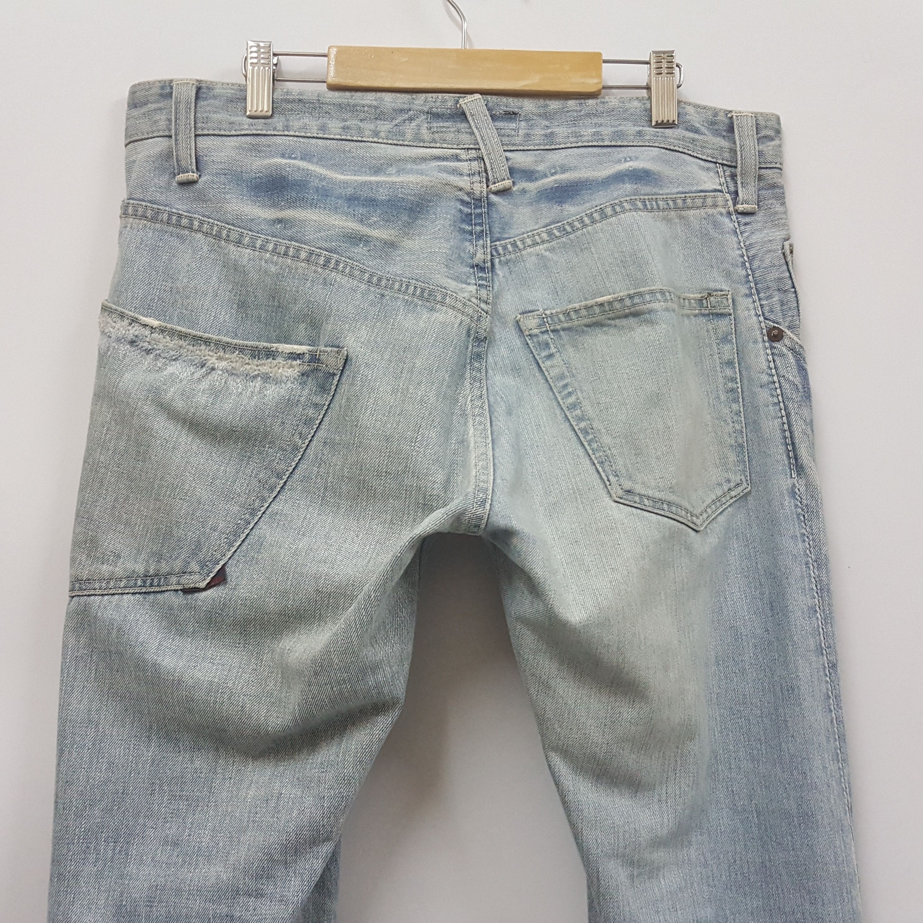 Johnbull × Vintage Vintage Johnbull kojima Japan nice design red line jeans Size US 34 / EU 50 - 5 Thumbnail