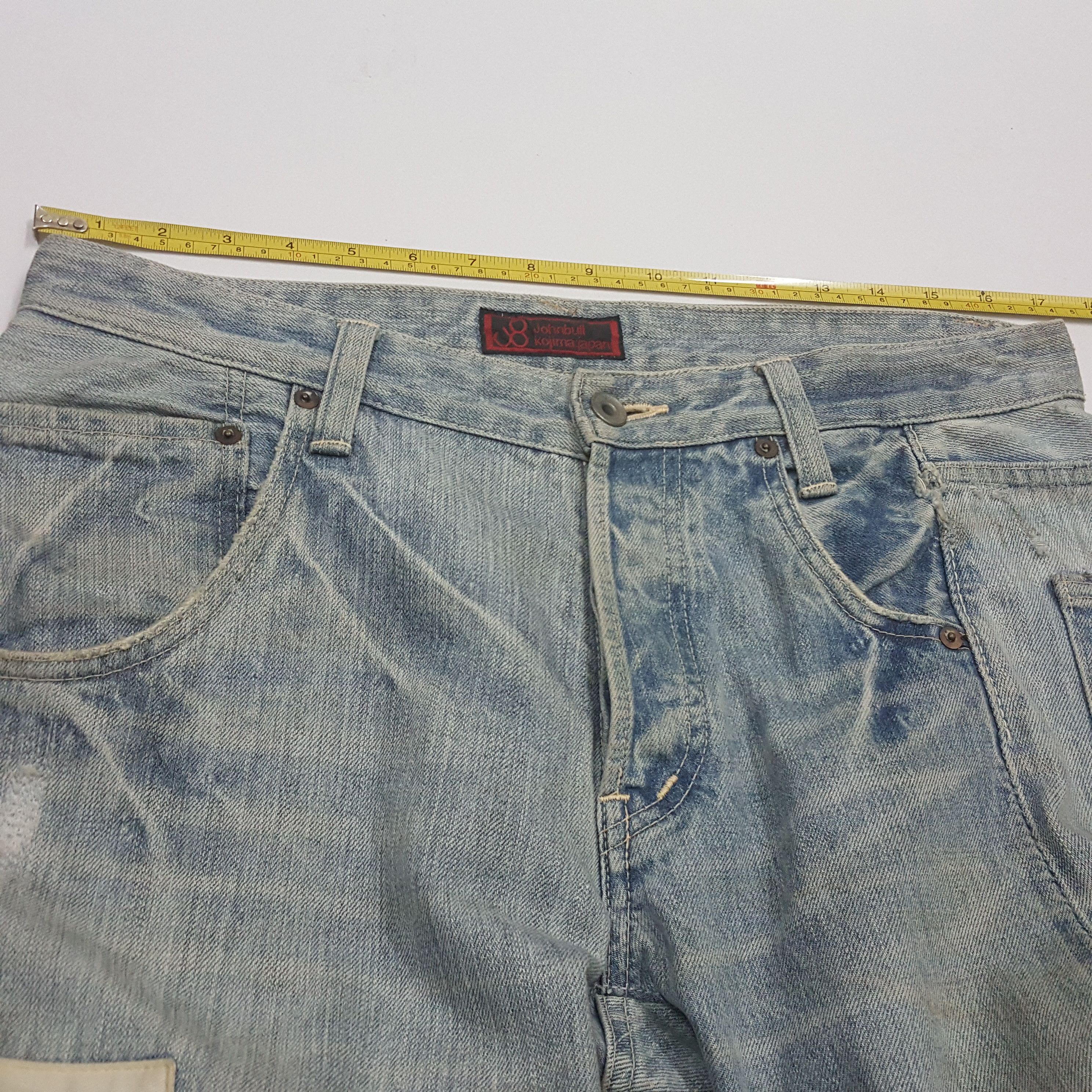 Johnbull × Vintage Vintage Johnbull kojima Japan nice design red line jeans Size US 34 / EU 50 - 17 Thumbnail