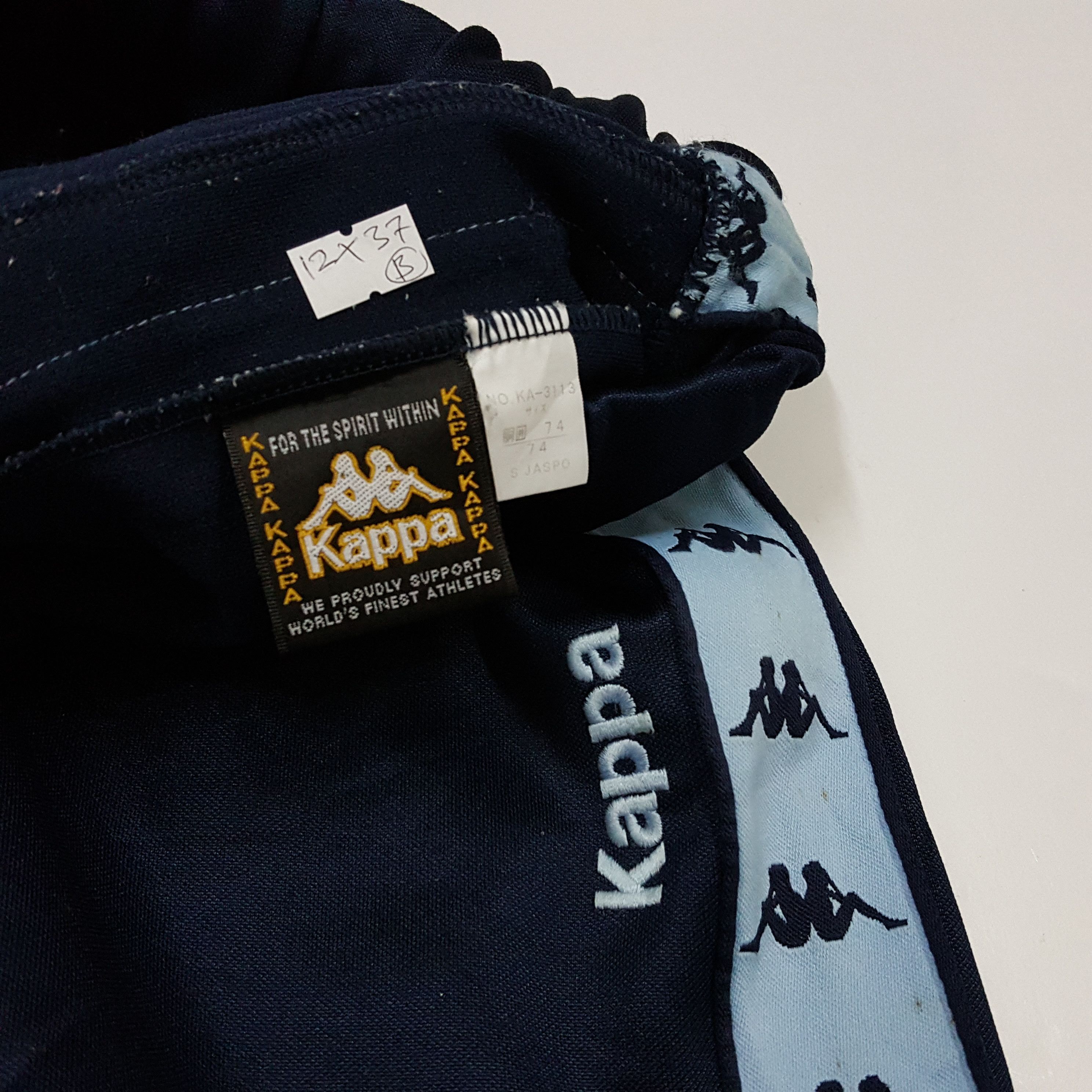 Kappa × Vintage Vintage 90's Kappa stripe design sweatpants made in japan Size US 33 - 3 Thumbnail