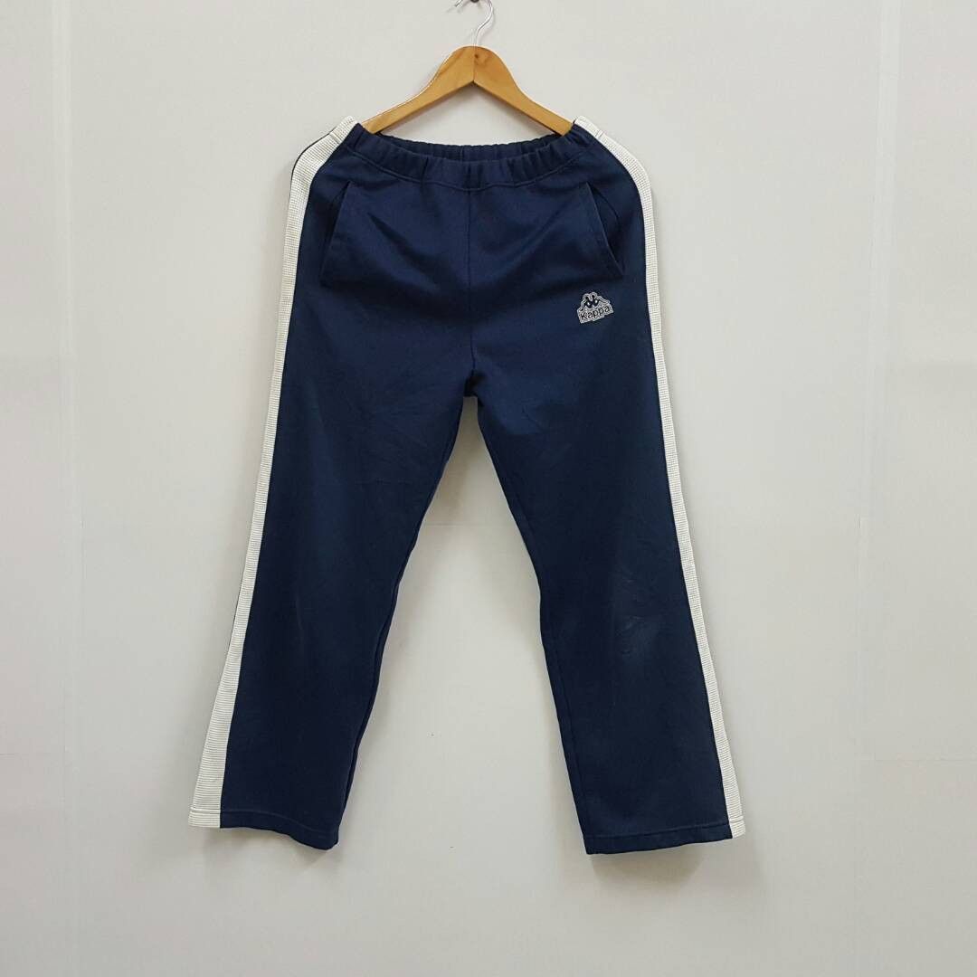 Kappa × Vintage Vintage Kappa navy colour sweatpants Size US 33 - 1 Thumbnail
