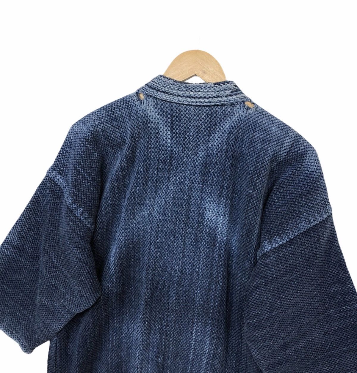 Indigo × Vintage Vintage Distressed Indigo Noragi Kimono Japan Size US M / EU 48-50 / 2 - 7 Thumbnail