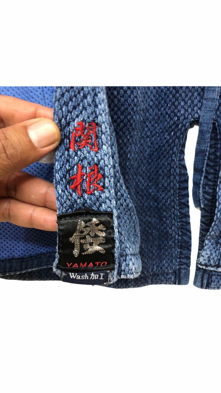 Indigo × Vintage Vintage Distressed Indigo Noragi Kimono Japan Size US M / EU 48-50 / 2 - 11 Thumbnail