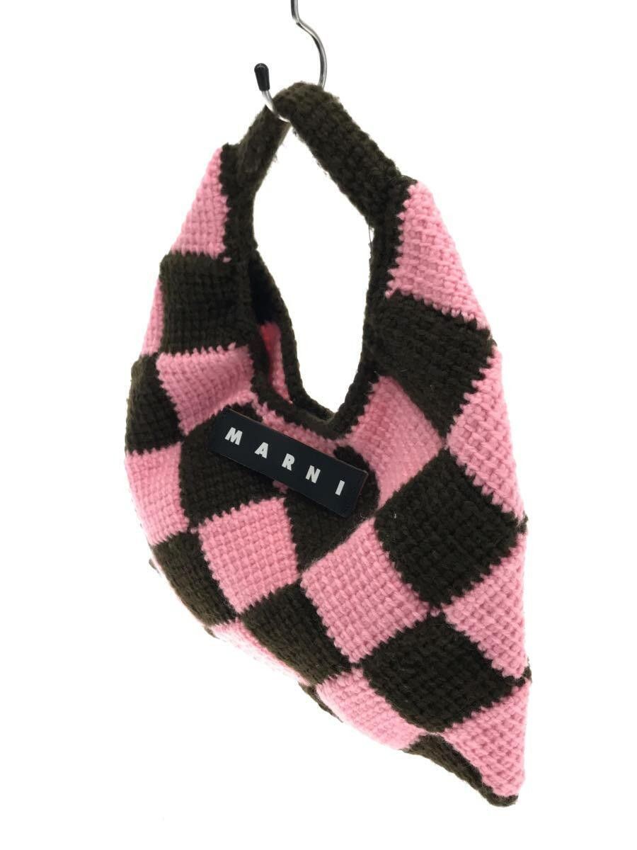 Marni Crochet Wool Knit Logo Carry Bag Size ONE SIZE - 2 Thumbnail