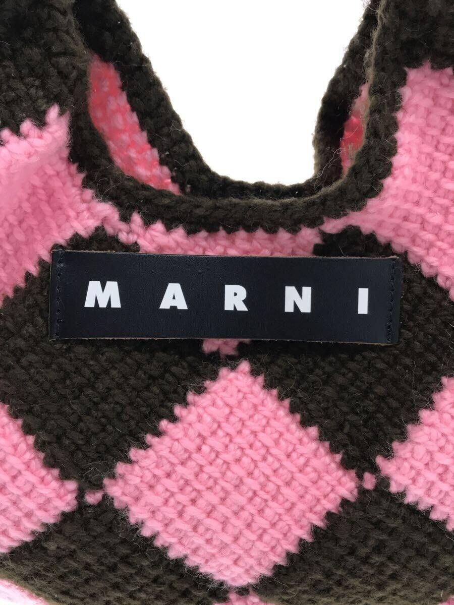 Marni Crochet Wool Knit Logo Carry Bag Size ONE SIZE - 6 Thumbnail