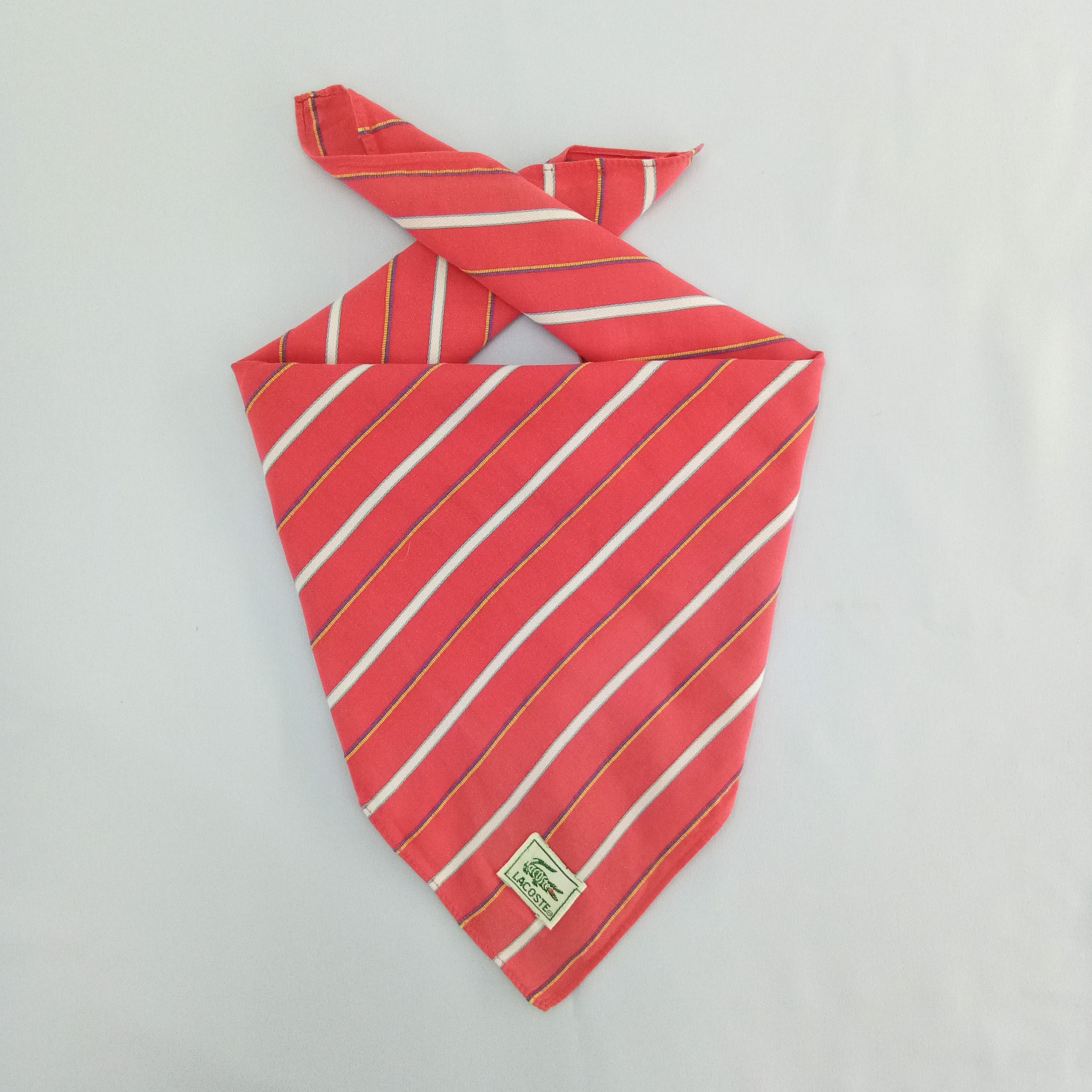 Vintage Lacoste Bandana Handkerchief - HKA596