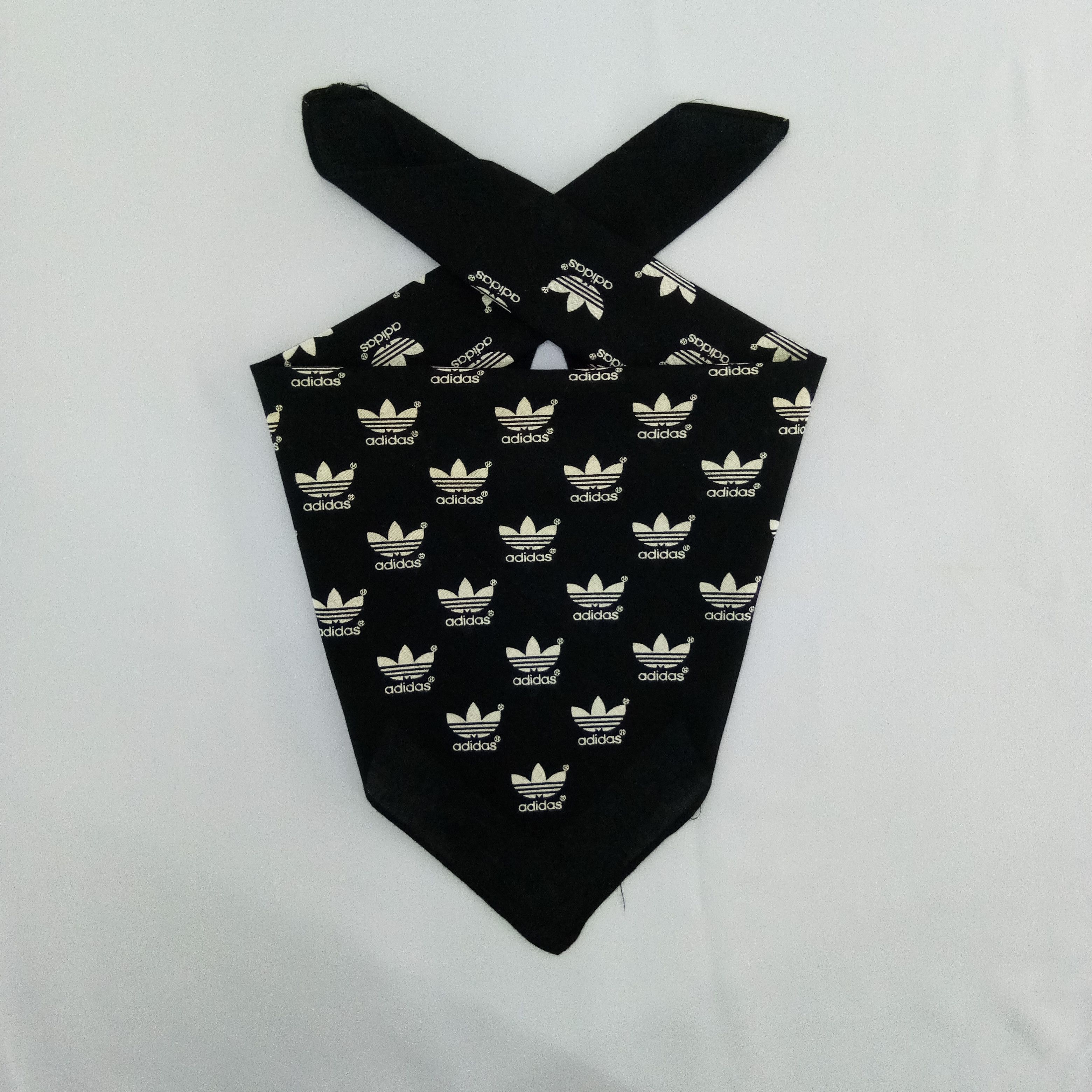 Vintage Adidas Monogram Handkerchief Bandana - HKA598