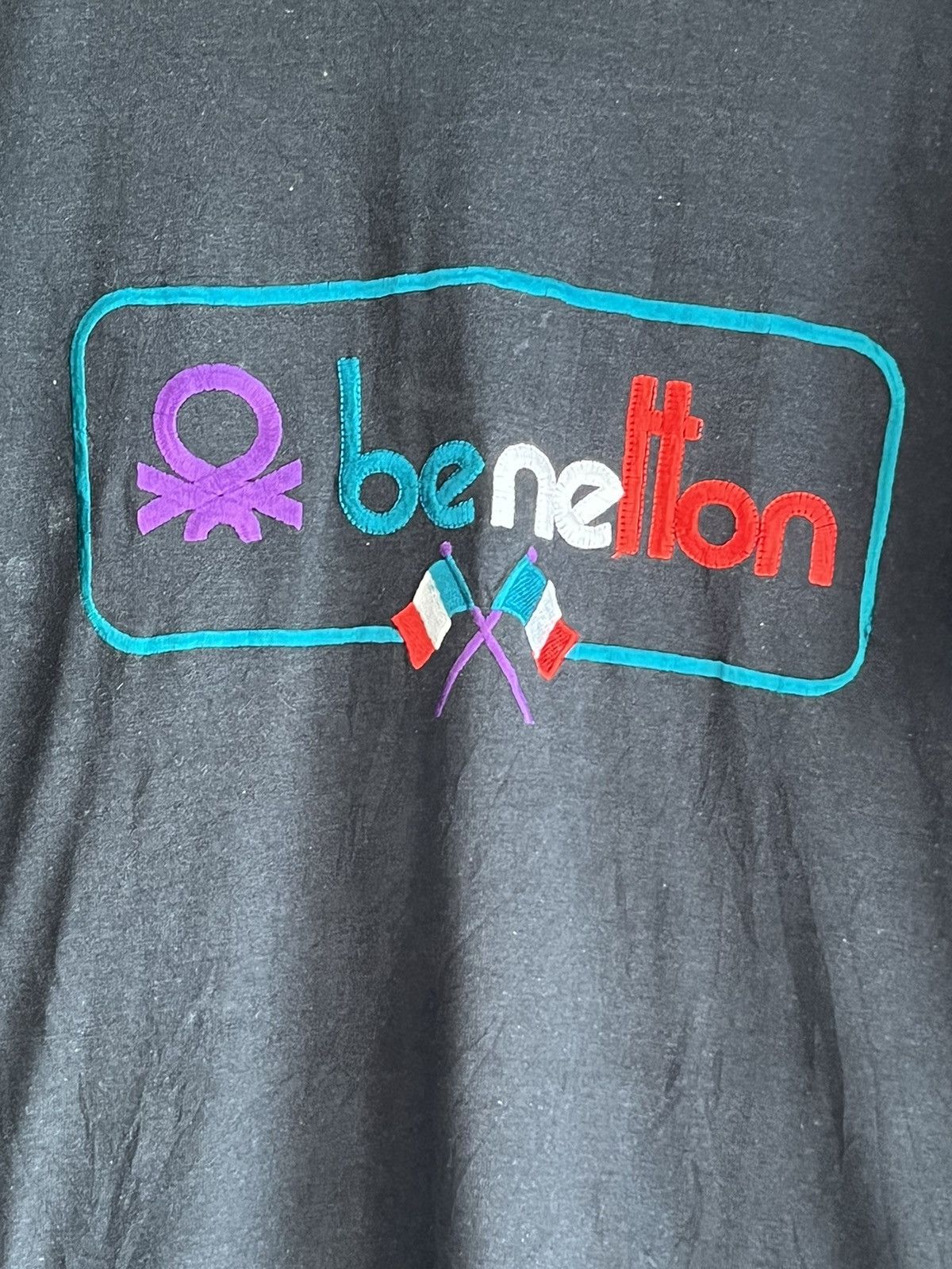 Vintage Benetton ft68 Size US XL / EU 56 / 4 - 2 Thumbnail