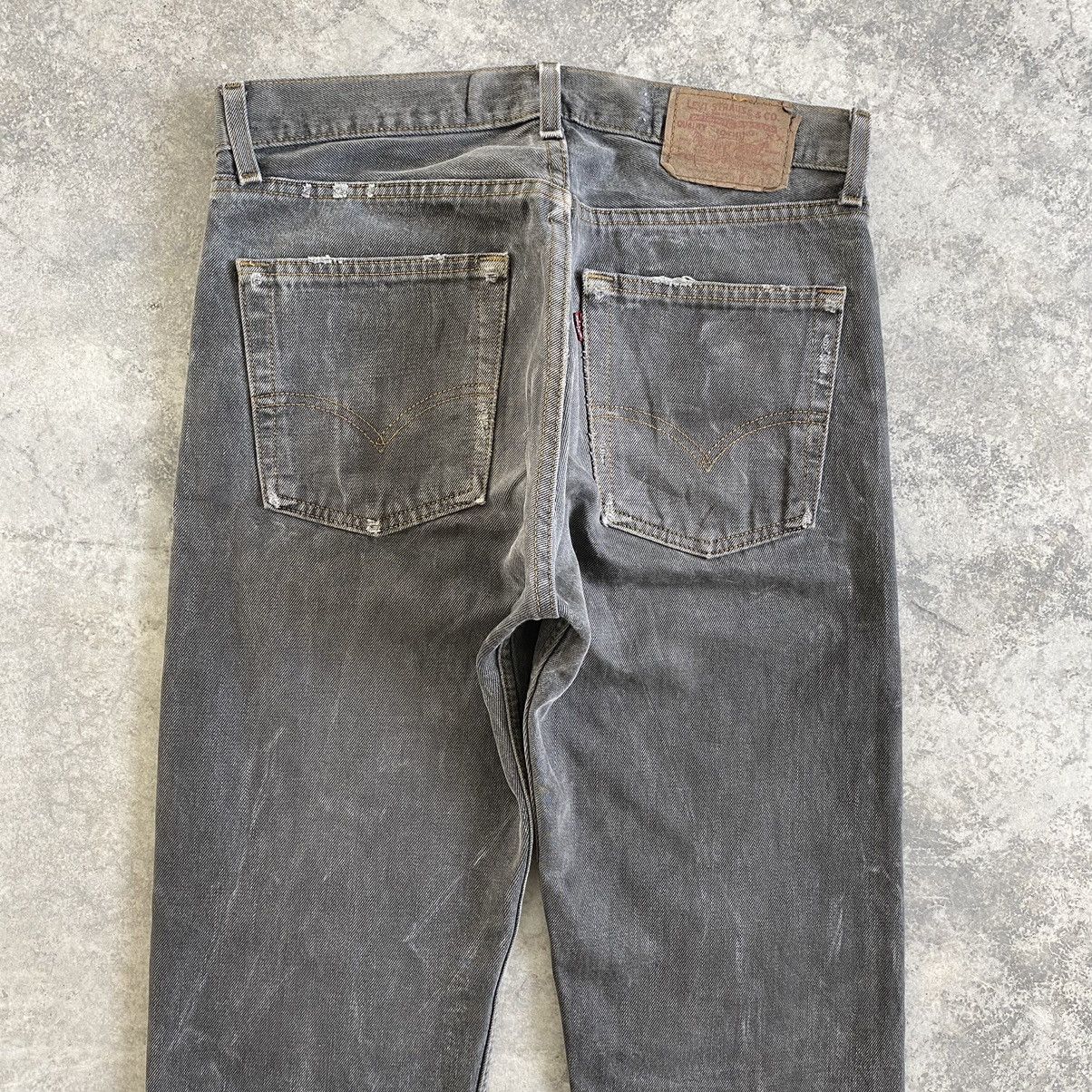 Levi's Size 32x30 Vintage Levis 505 Faded Black Jeans Size US 32 / EU 48 - 13 Thumbnail